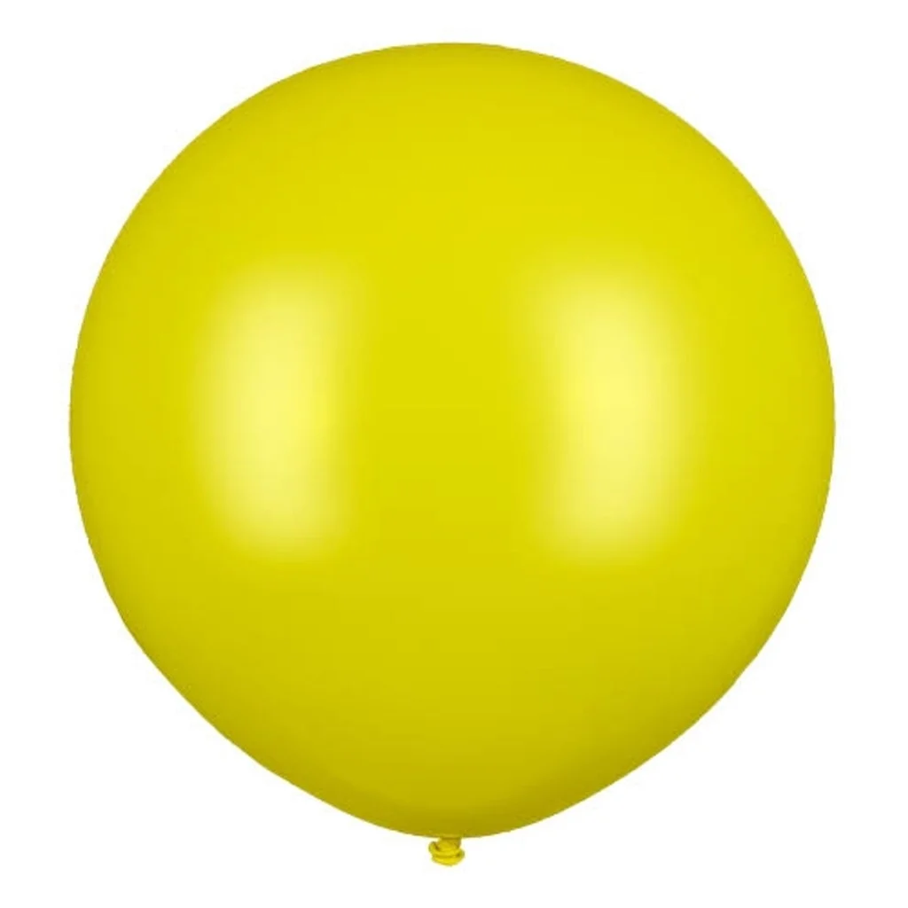 Balloon, Gummi Ballon, Gelb, Luftballon, Runder Ballon