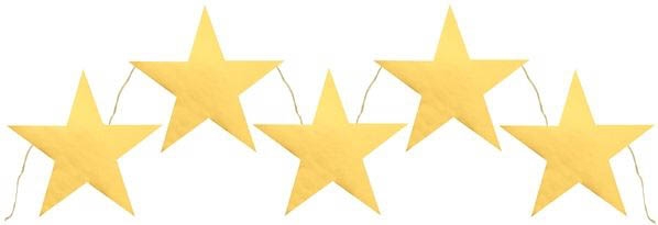 Gold - Stern-Girlande Gold - Stern-Girlande