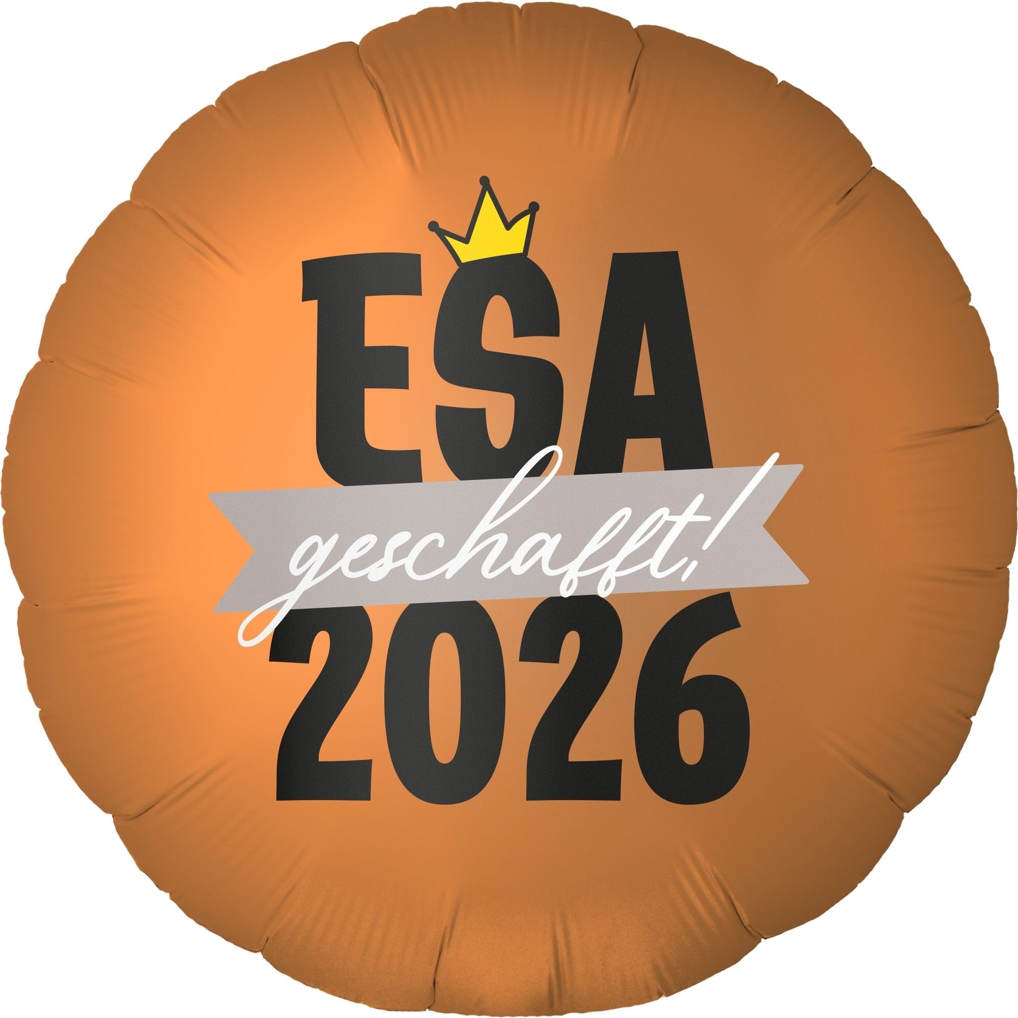 balloon, foil balloon, orange, 2026, ESA geschäftt