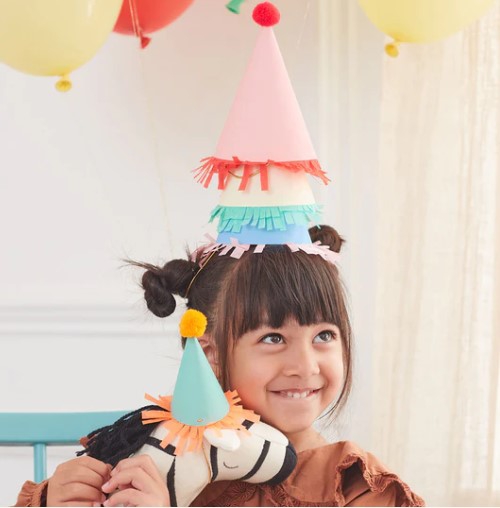 Meri Meri - 8 bunte Partyhüte Meri Meri - 8 bunte Partyhüte