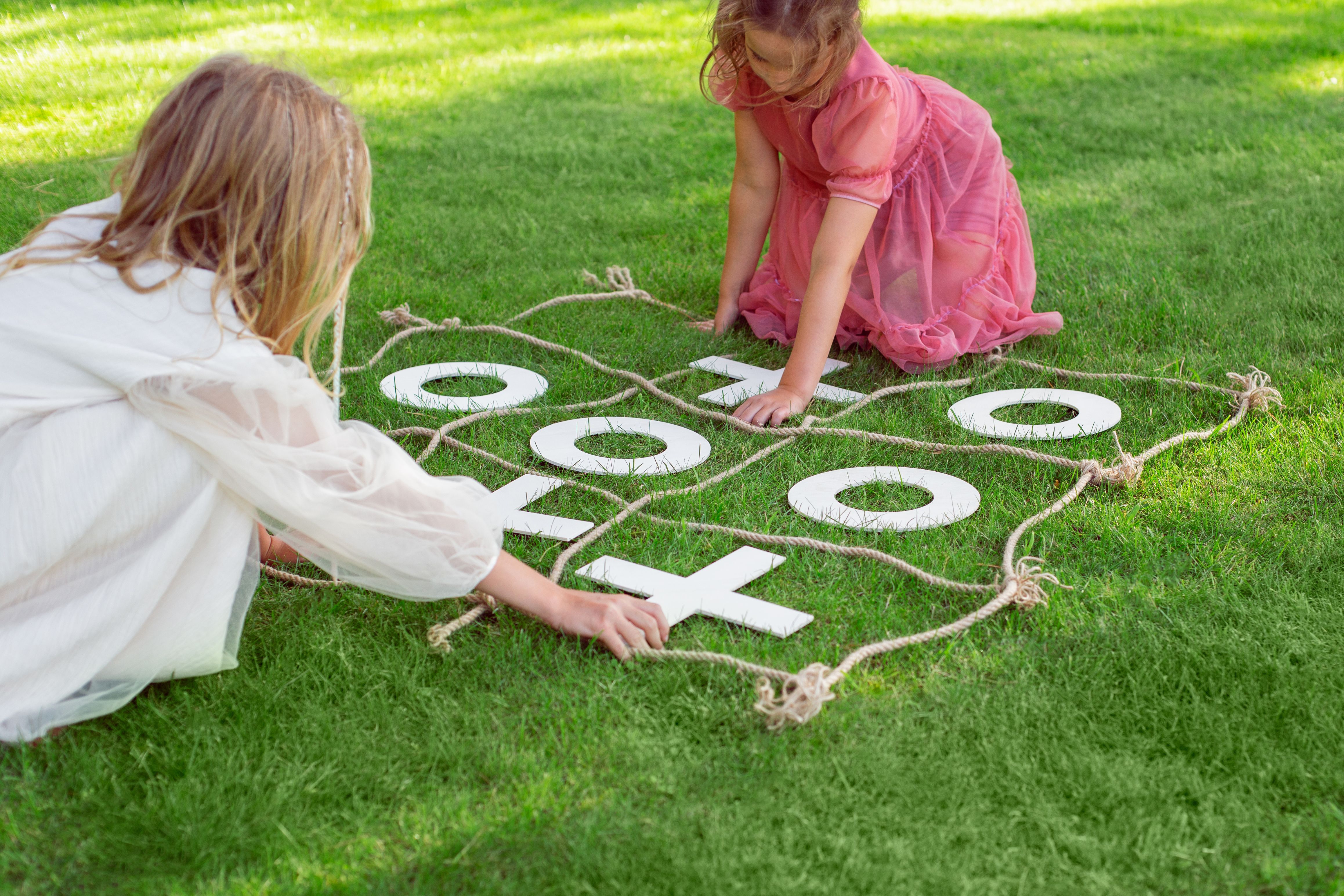 Hochzeits-Spieleset für Kinder "Tic Tac Toe"