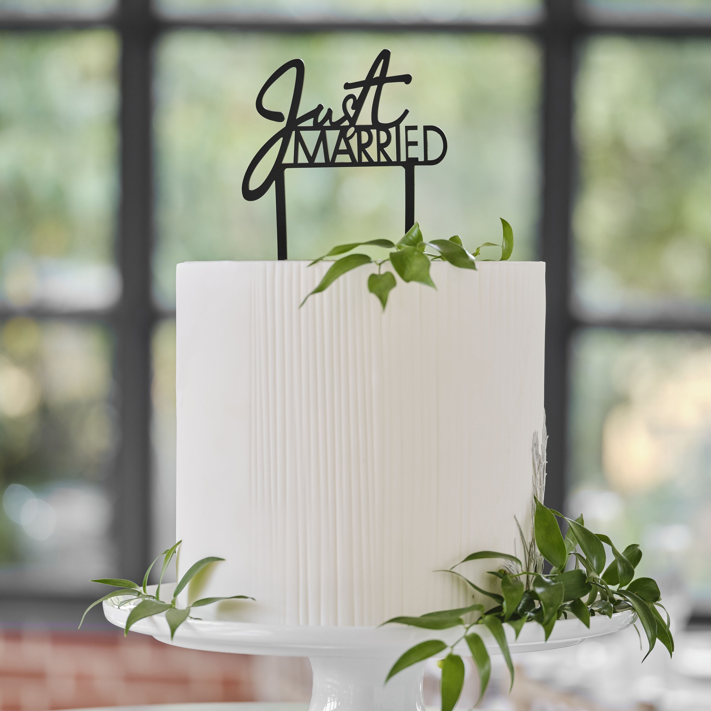 Cake Topper Just Married 16,5x12 cm Cake Topper Just Married 16,5x12 cm