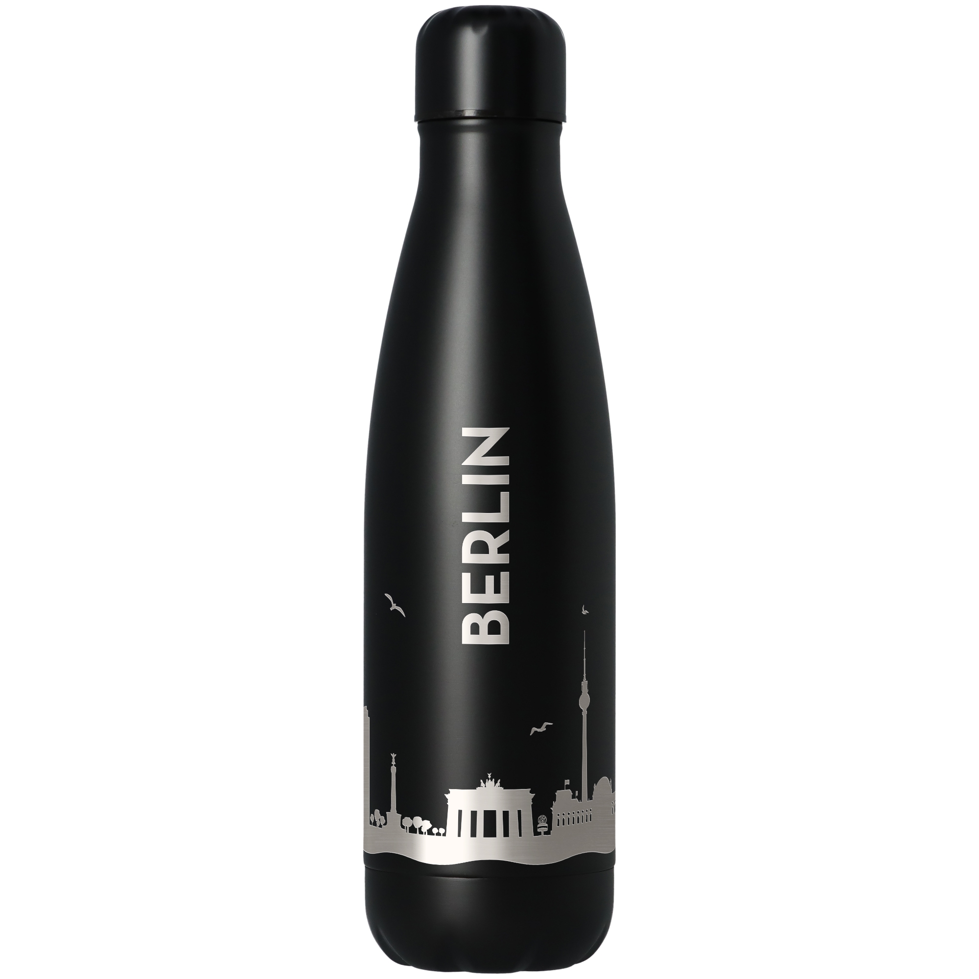 b914b5f3de21c3f292c4ed638607b162c66d39d8 Trinkflasche Skyline Berlin Schwarz 500ml