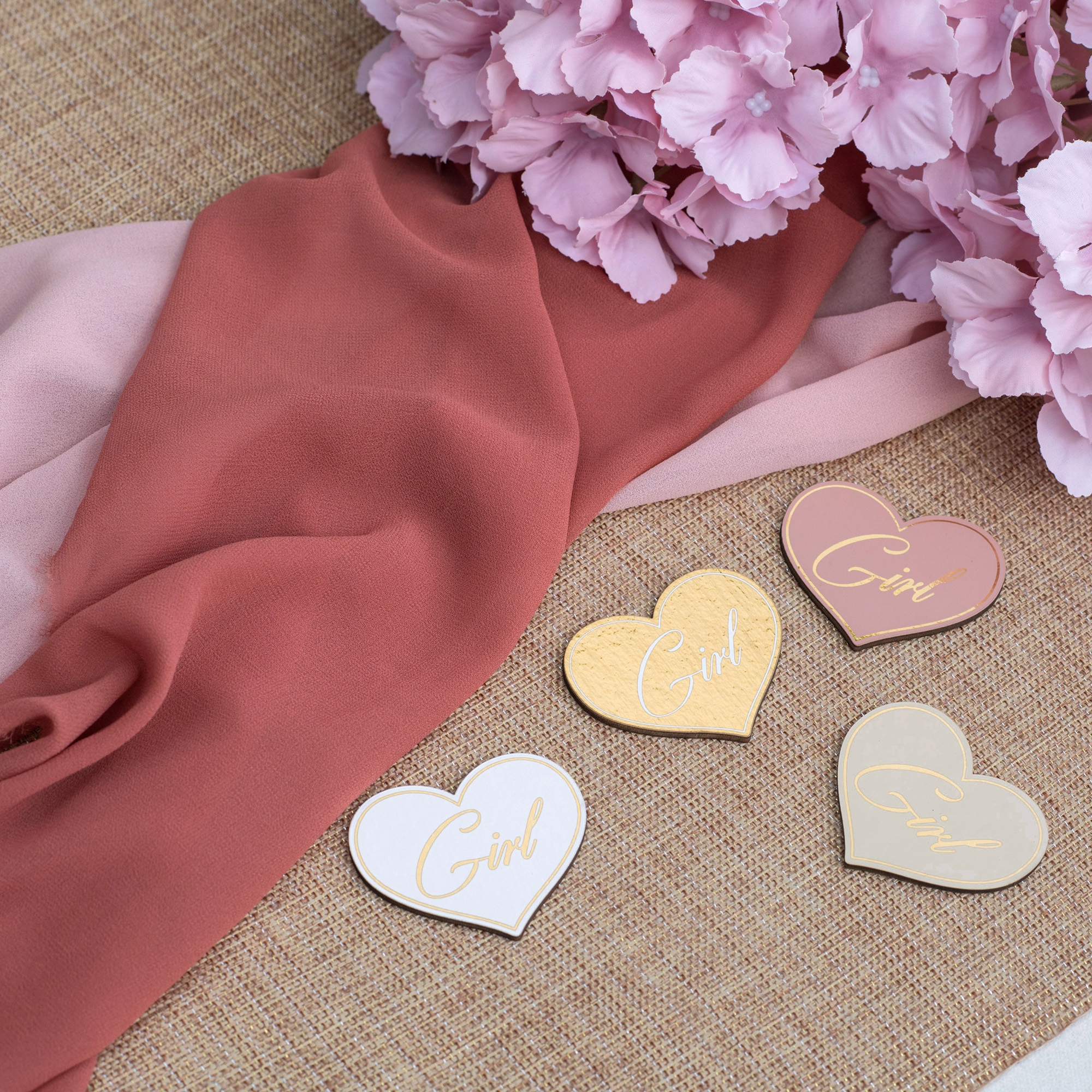 Streudeko "Girl" 10 Stück