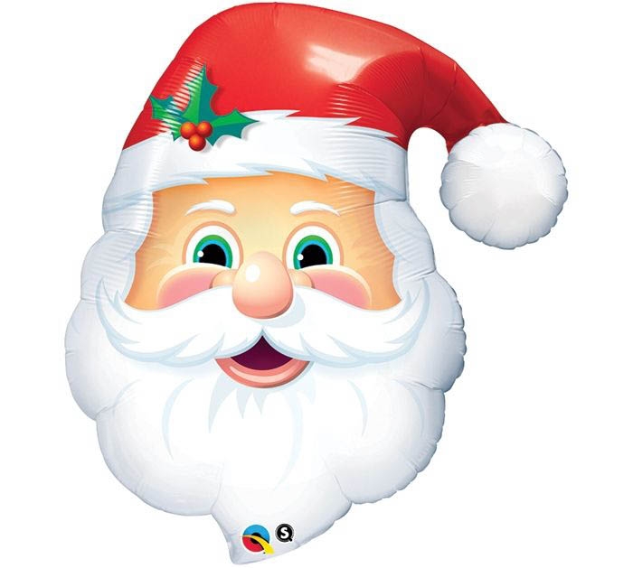 Folienballon Weihnachtsmann 61x69cm Folienballon Weihnachtsmann 61x69cm