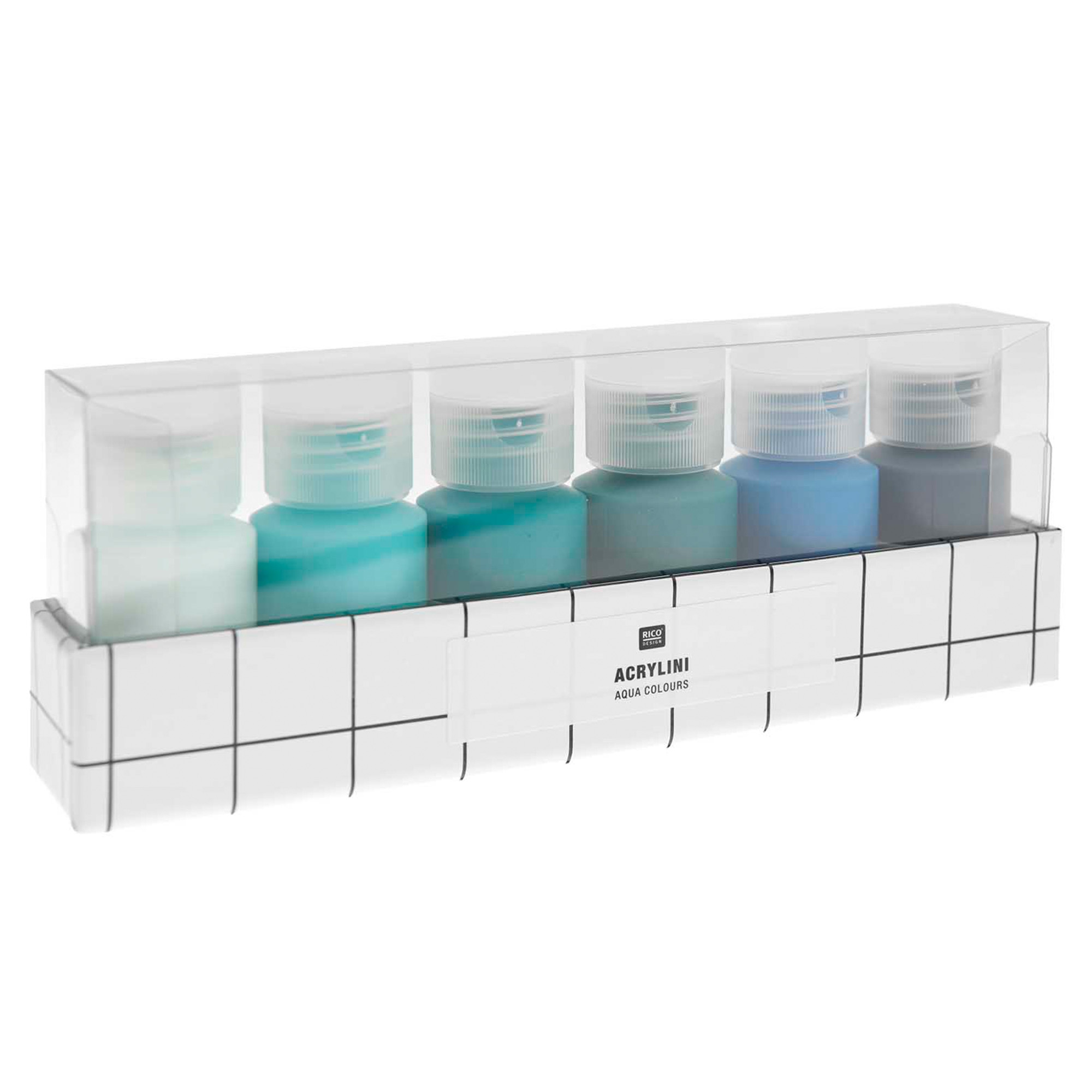 Acrylfarben Set Aqua Colours, 6 x 22 ml Acrylfarben Set Aqua Colours, 6 x 22 ml