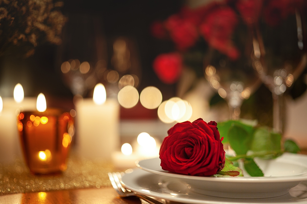 Blume, Rose, Blumenarrangement, Kerze, Blumenstrauß