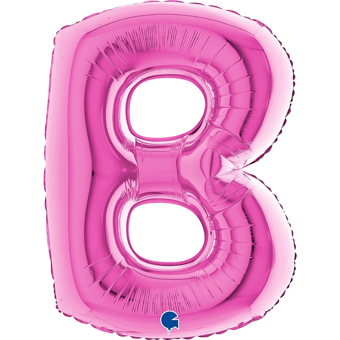 Folienballon Buchstabe B Pink 100cm