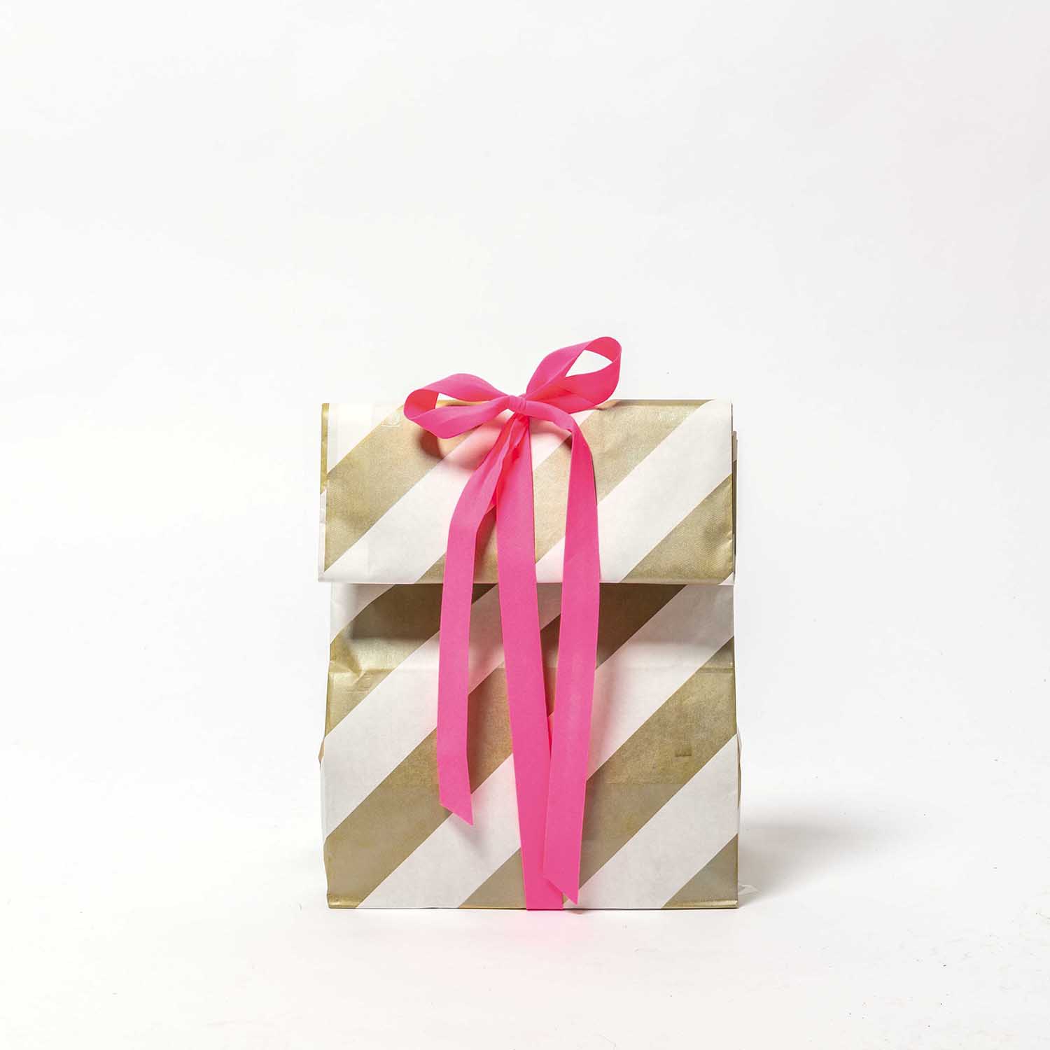 Blockbodenbeutel M - Gold / Weiß - 2 Stück Blockbodenbeutel M - Gold / Weiß - 2 Stück