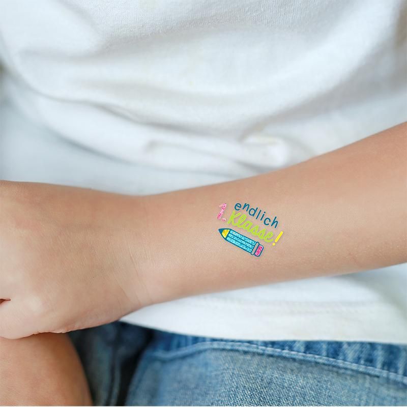 33 Glitzer-Tattoos zum Schulstart 33 Glitzer-Tattoos zum Schulstart