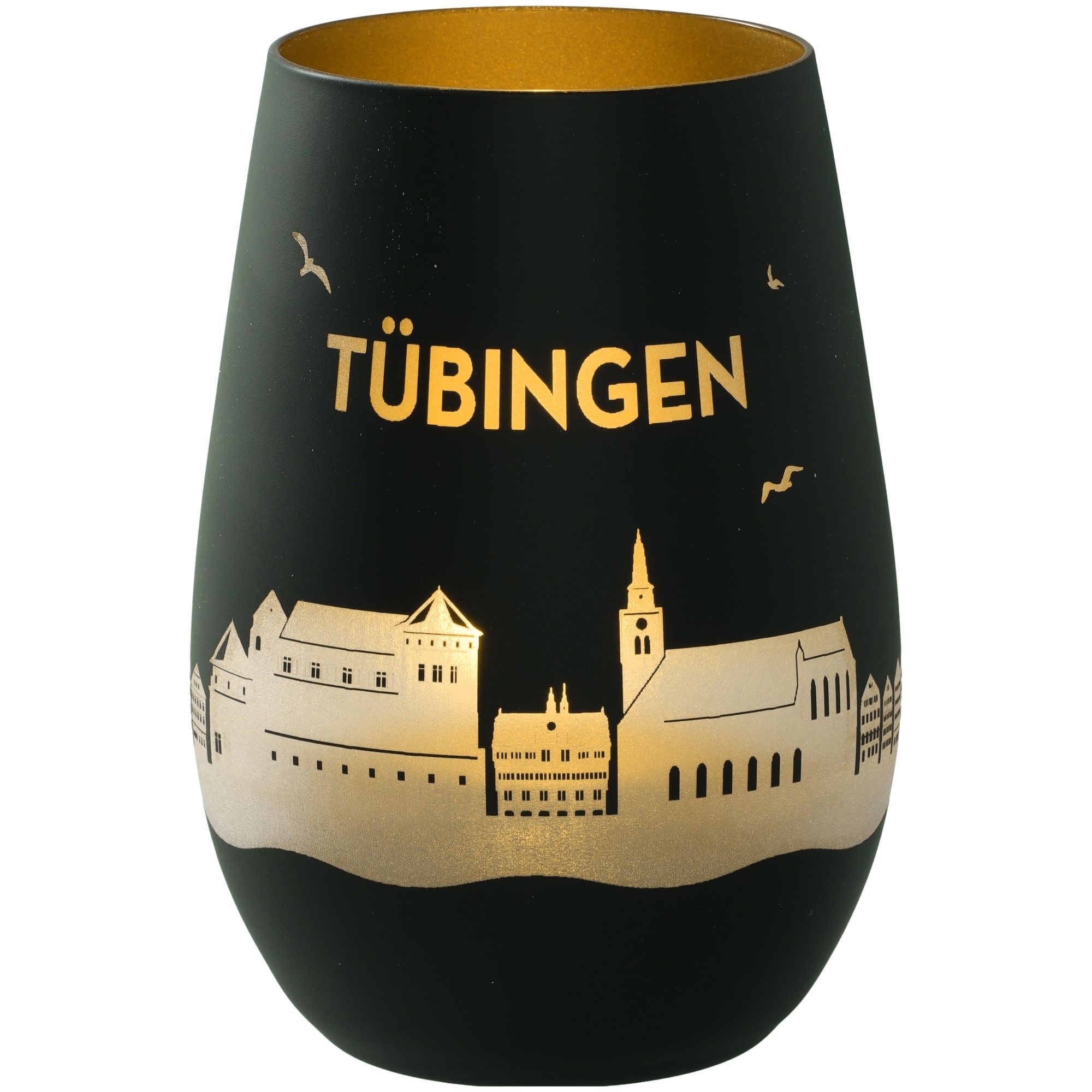 677780576f26986cb472fe971df6b2c20a8aa249 Windlicht Skyline Tübingen Schwarz/Gold