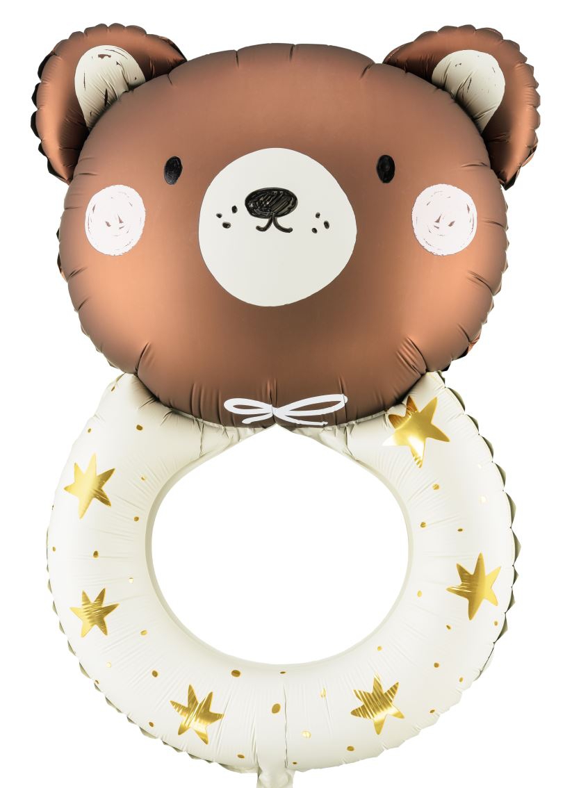 Folienballon "Teddy-Rassel" 45x67cm Folienballon "Teddy-Rassel" 45x67cm
