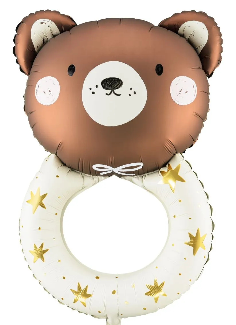 Folienballon "Teddy-Rassel" 45x67cm