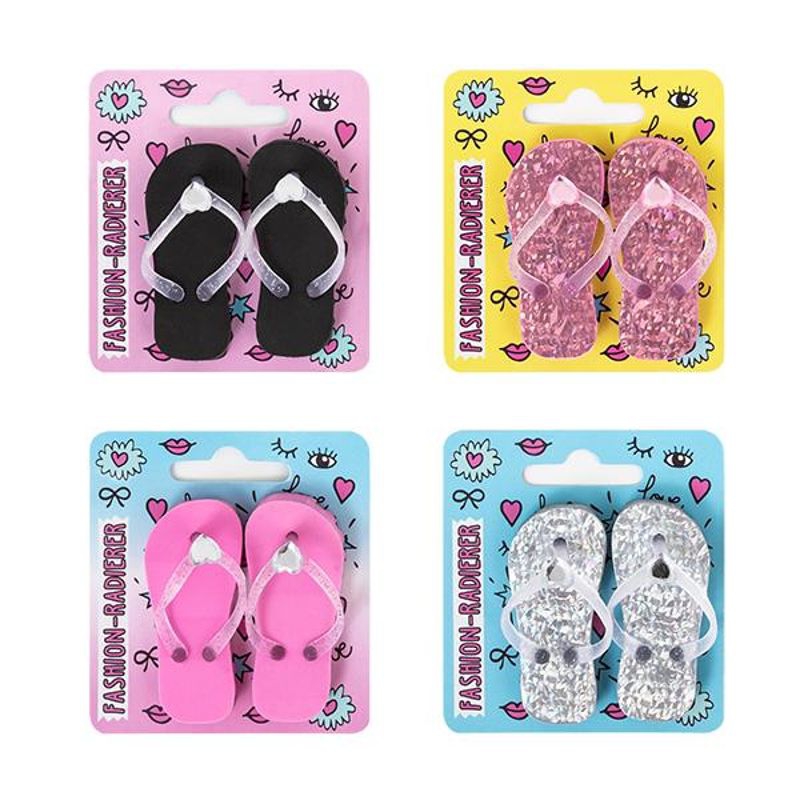 2 Radierer "Flip Flops" 2 Radierer "Flip Flops"