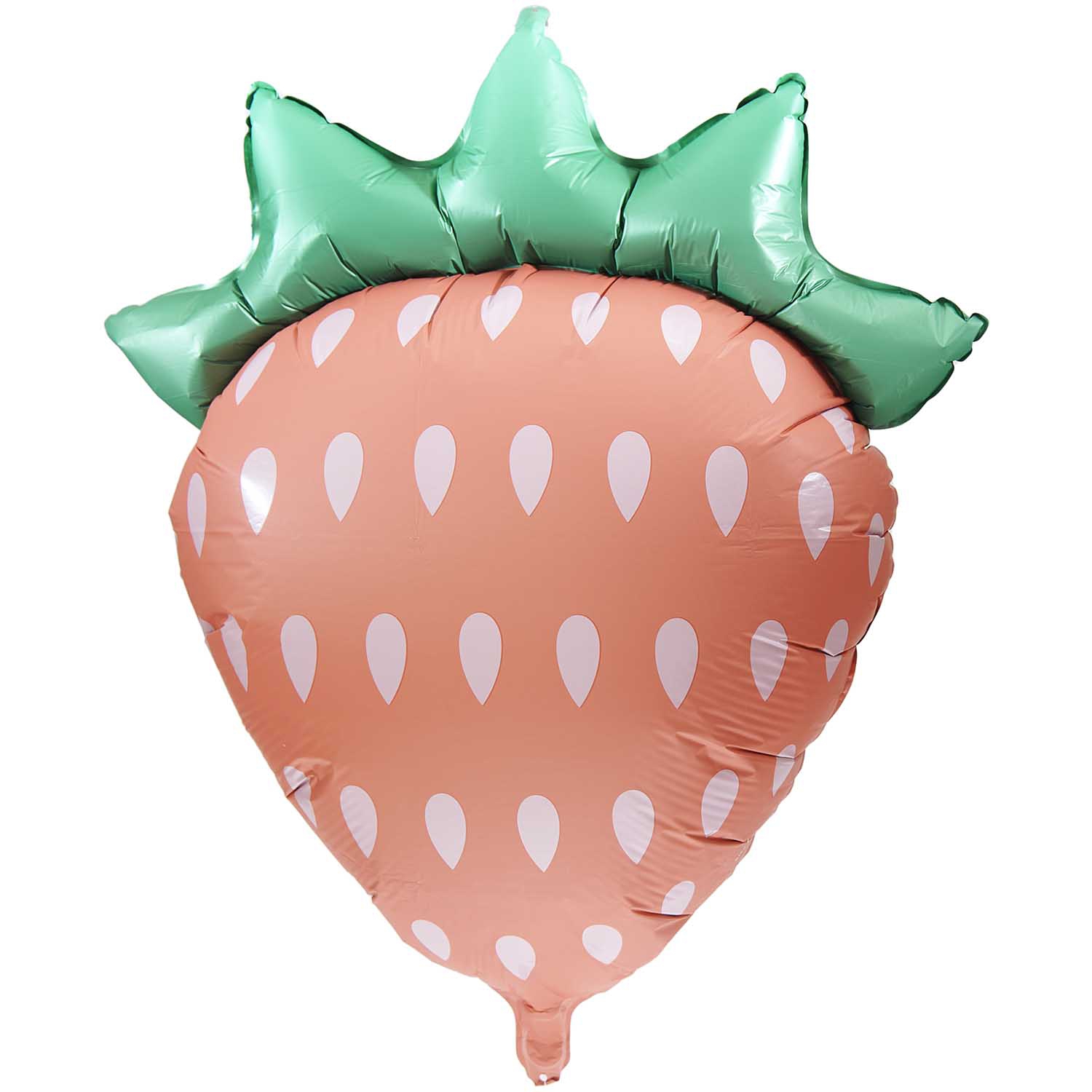 Folienballon "Erdbeere" 65cm
