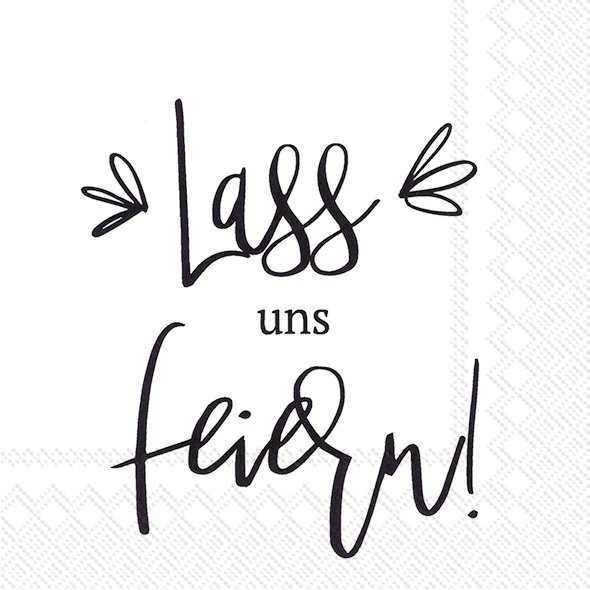 20 Servietten "Lass uns feiern!"