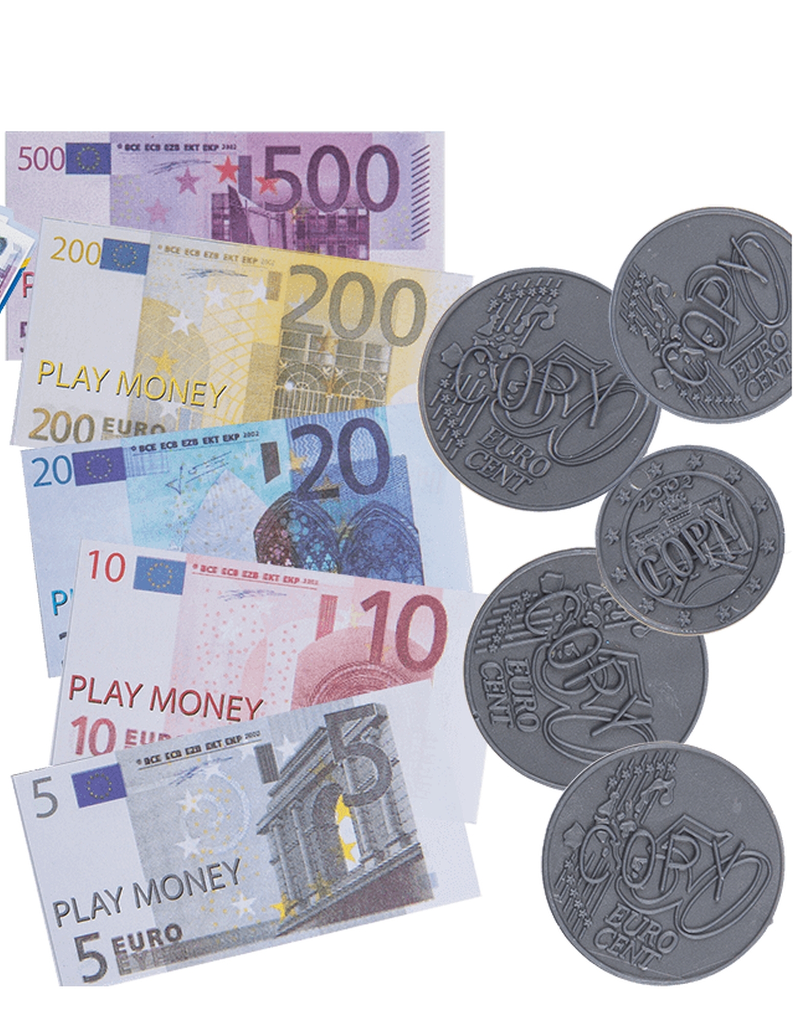 Spielgeld- Set, 90-teilig Spielgeld- Set, 90-teilig