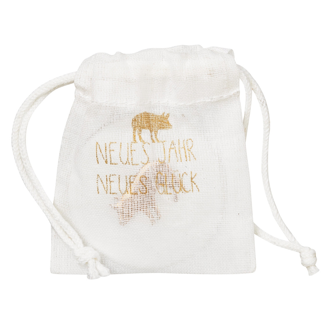 Silvester - Glücksmünze Glücksschwein Gold Silvester - Glücksmünze Glücksschwein Gold