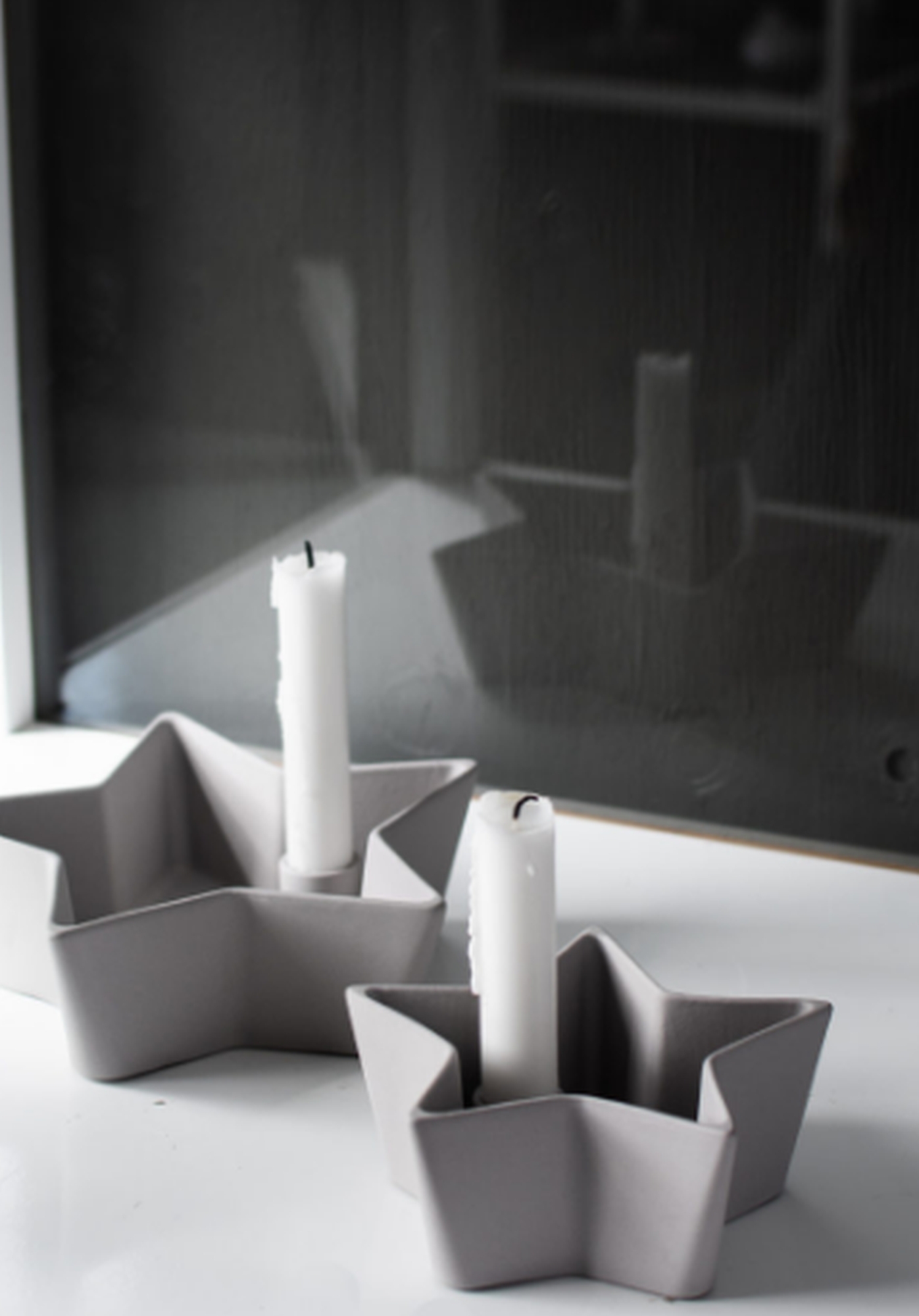 Storefactory - Kerzenhalter Lidatorp Stern L - Hellgrau Storefactory - Kerzenhalter Lidatorp Stern L - Hellgrau