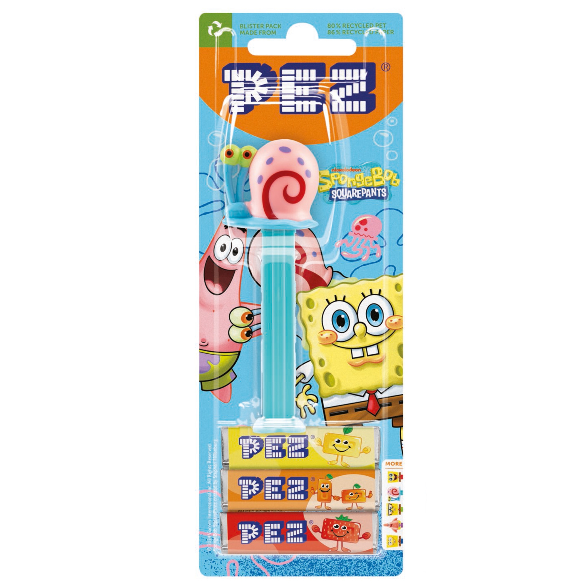 PEZ - Gary "Spongebob" Spender & Bonbons PEZ - Gary "Spongebob" Spender & Bonbons