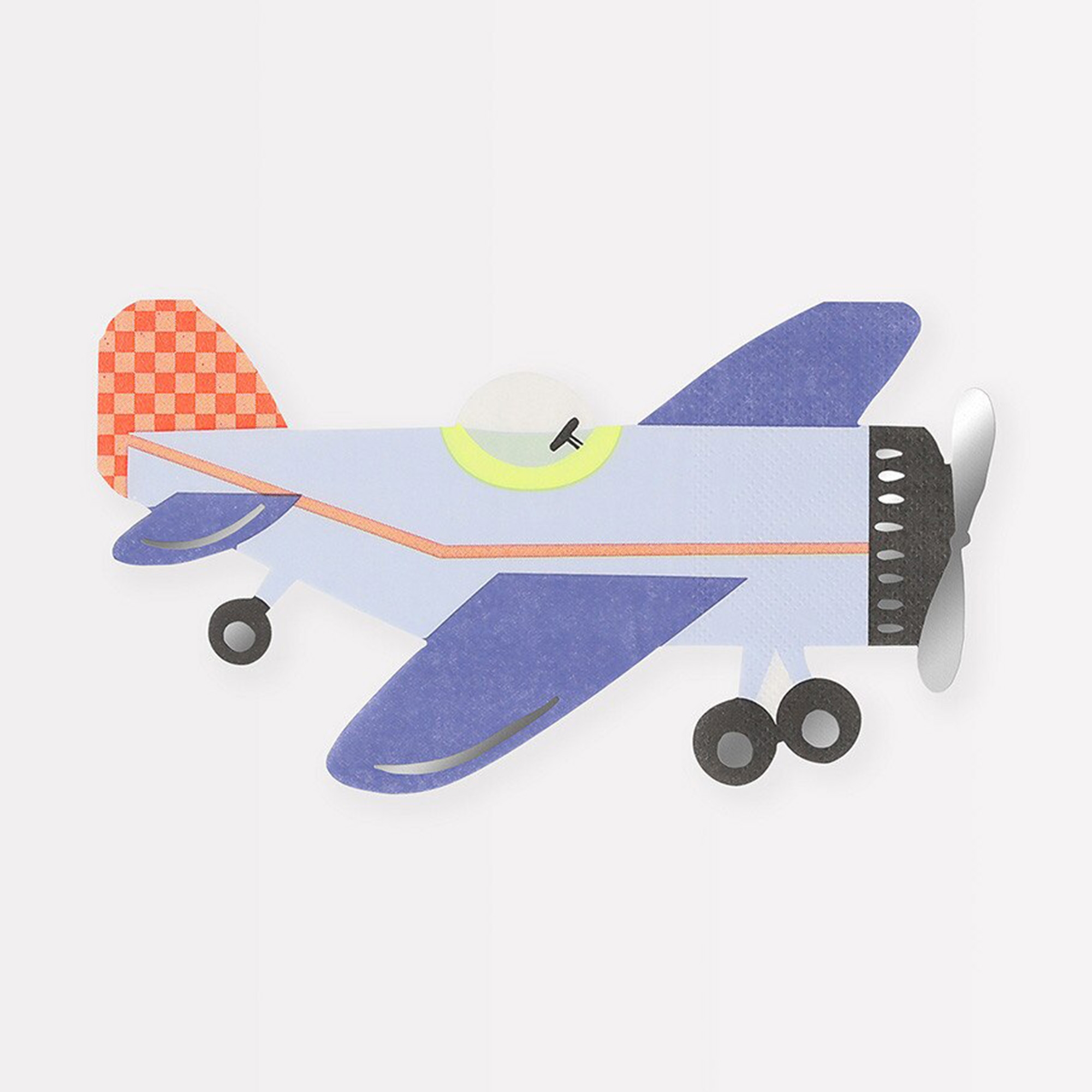 Meri Meri - 16 Servietten "Flugzeug" Flugzeug, Transport, Fahrzeug
