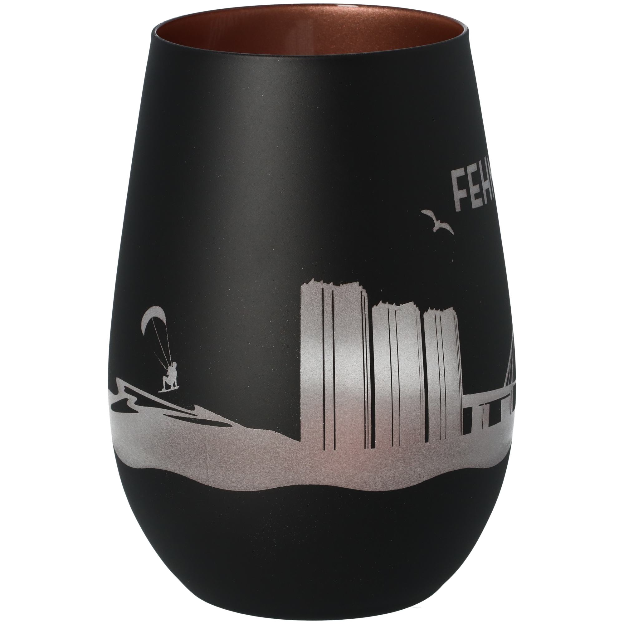 Windlicht Skyline Fehmarn Schwarz/Bronze Windlicht Skyline Fehmarn Schwarz/Bronze