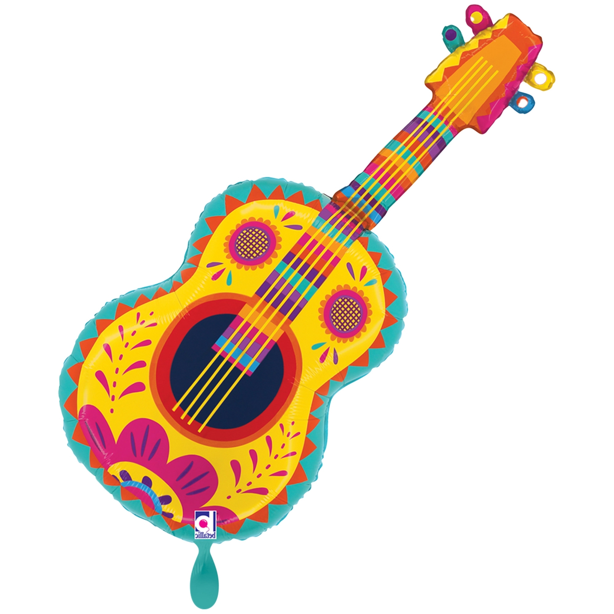 Folienballon "Gitarre" 89cm Gitarre, Musikinstrument