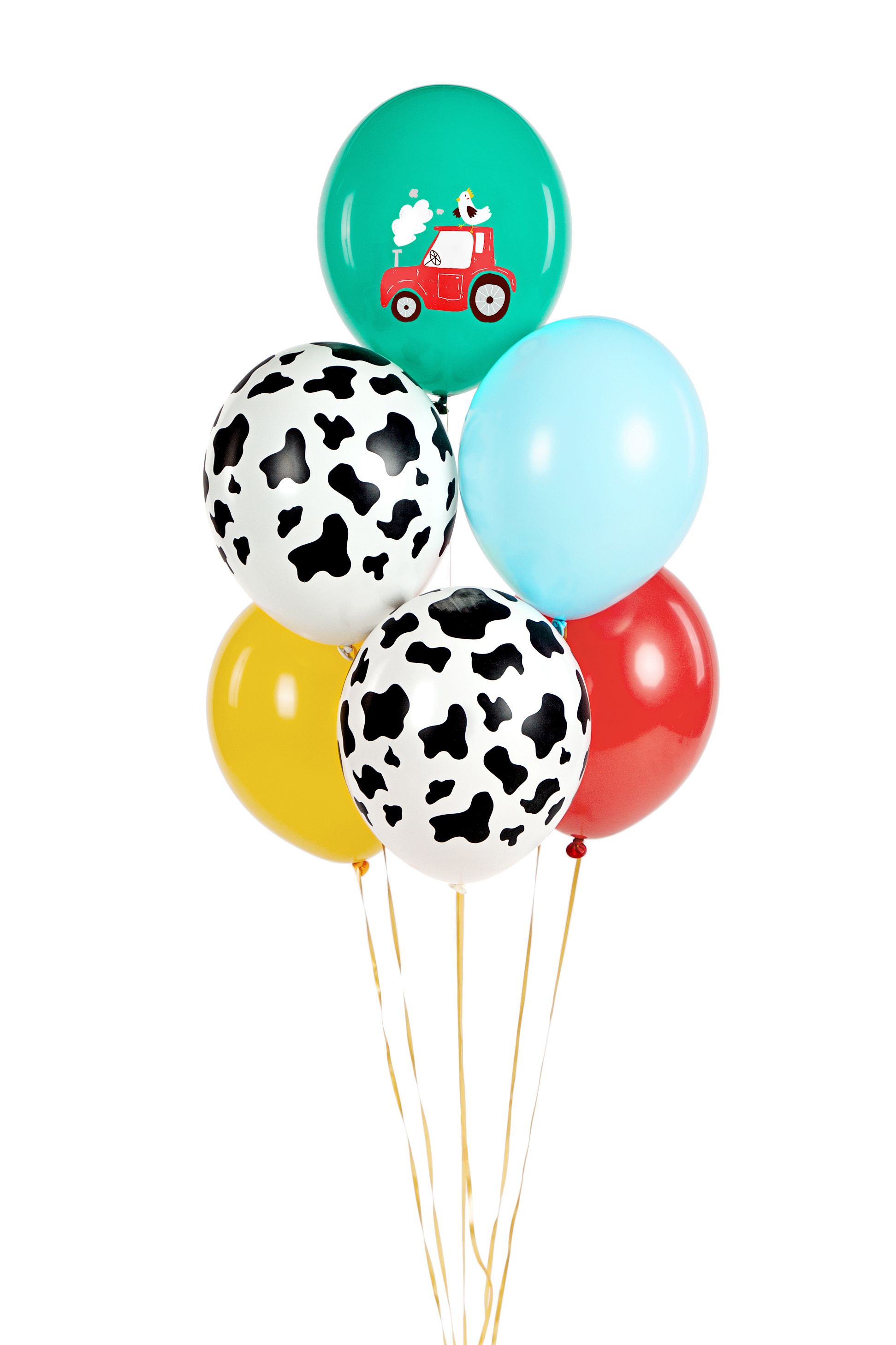 6 Latexballons im Set "Bauernhof" 6 Latexballons im Set "Bauernhof"