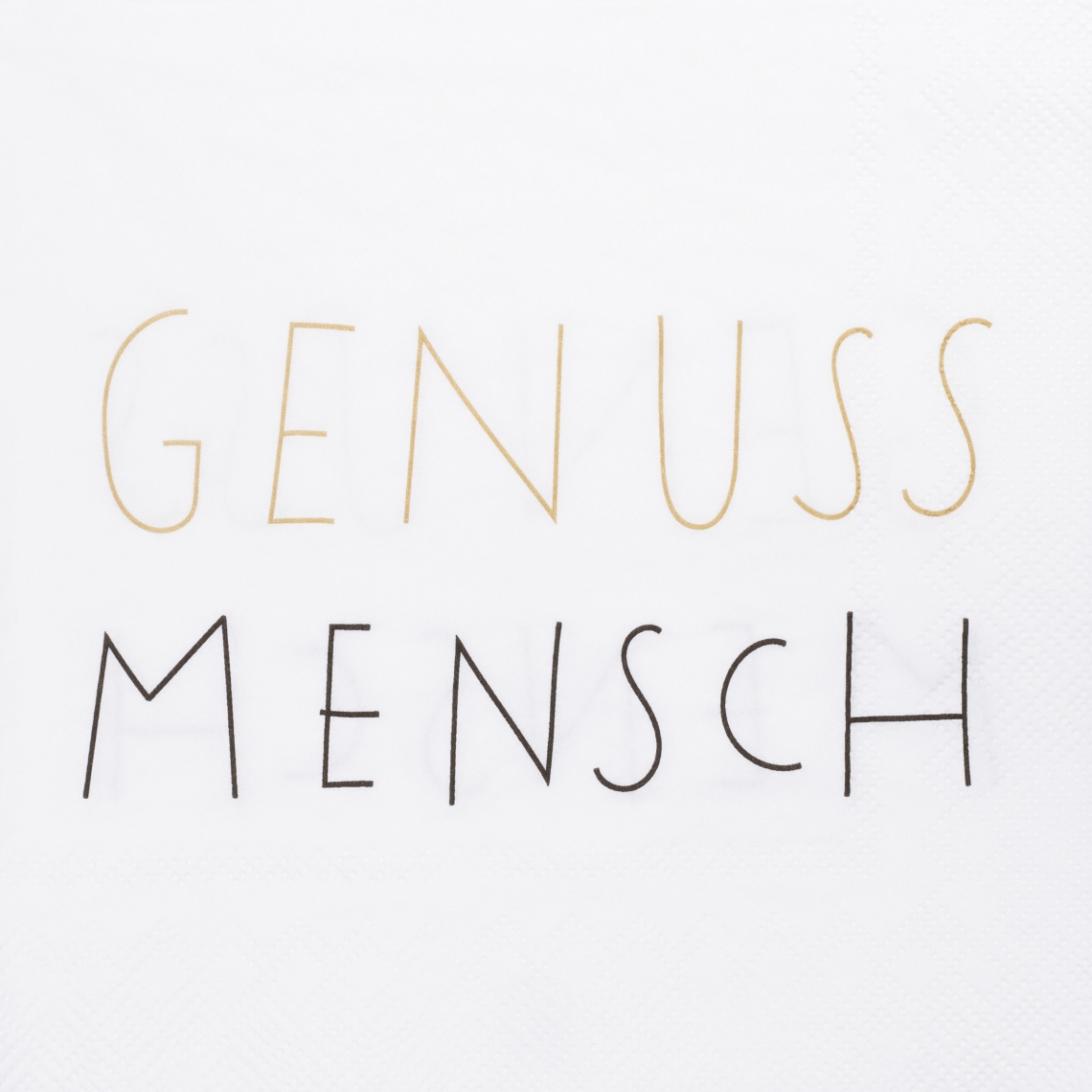 Räder Design - 20 Servietten "Genussmensch"
