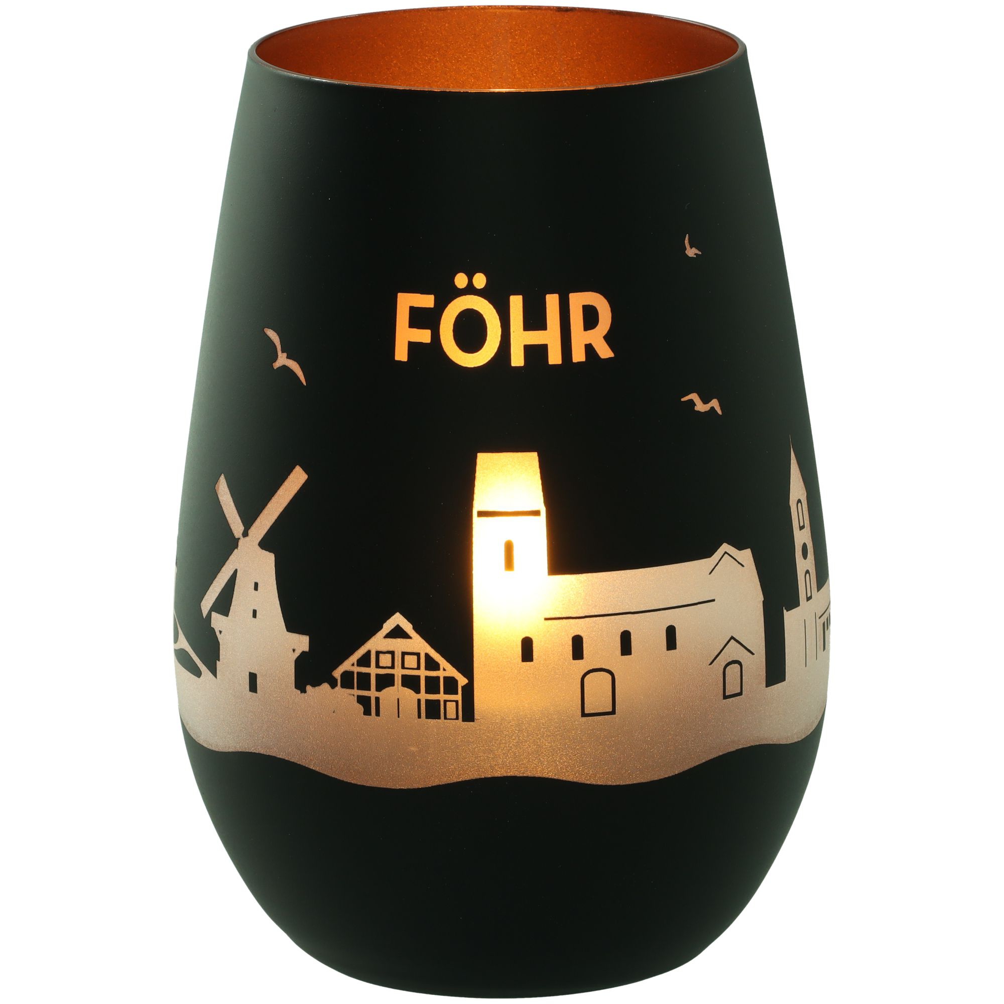 Windlicht Skyline Föhr Schwarz/Bronze Windlicht Skyline Föhr Schwarz/Bronze