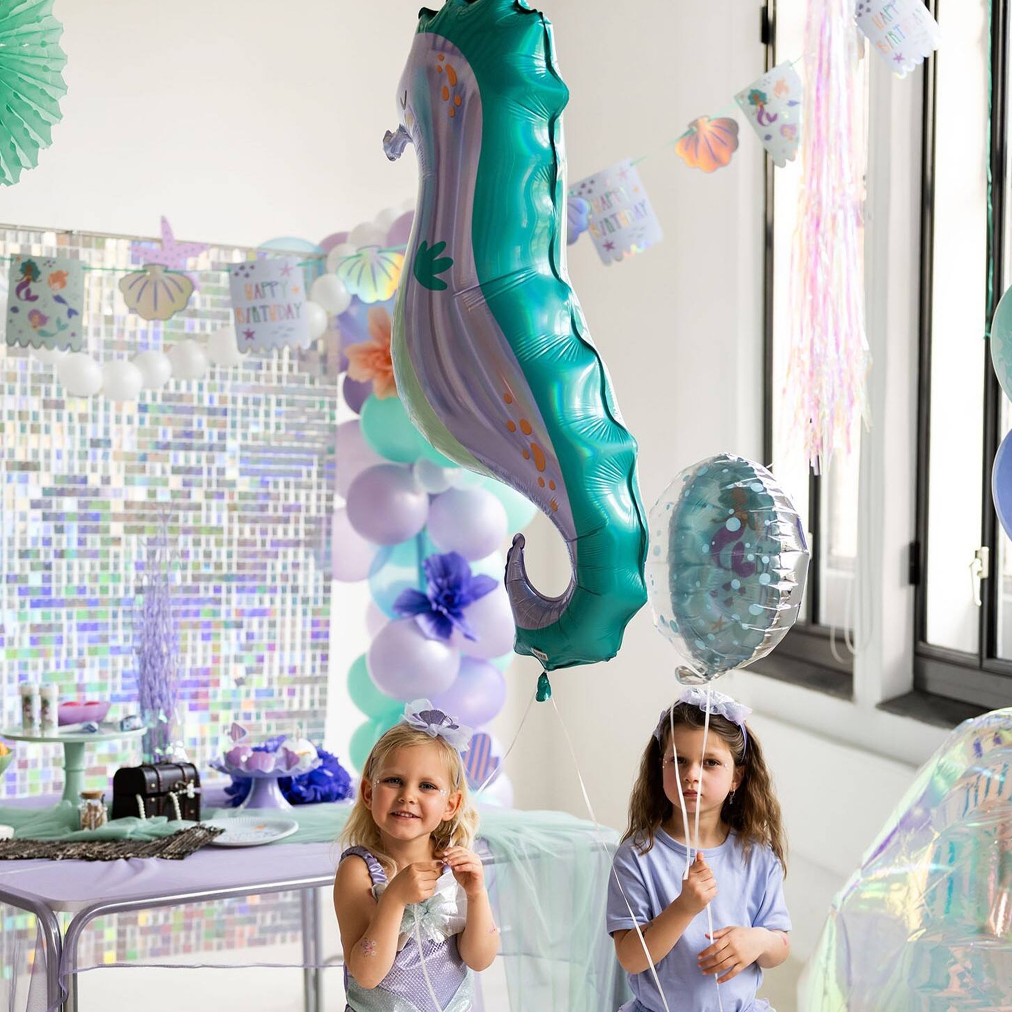 Folienballon "Mermaid Magic" 45 cm Leute, Person, Kind, Weiblich, Mädchen