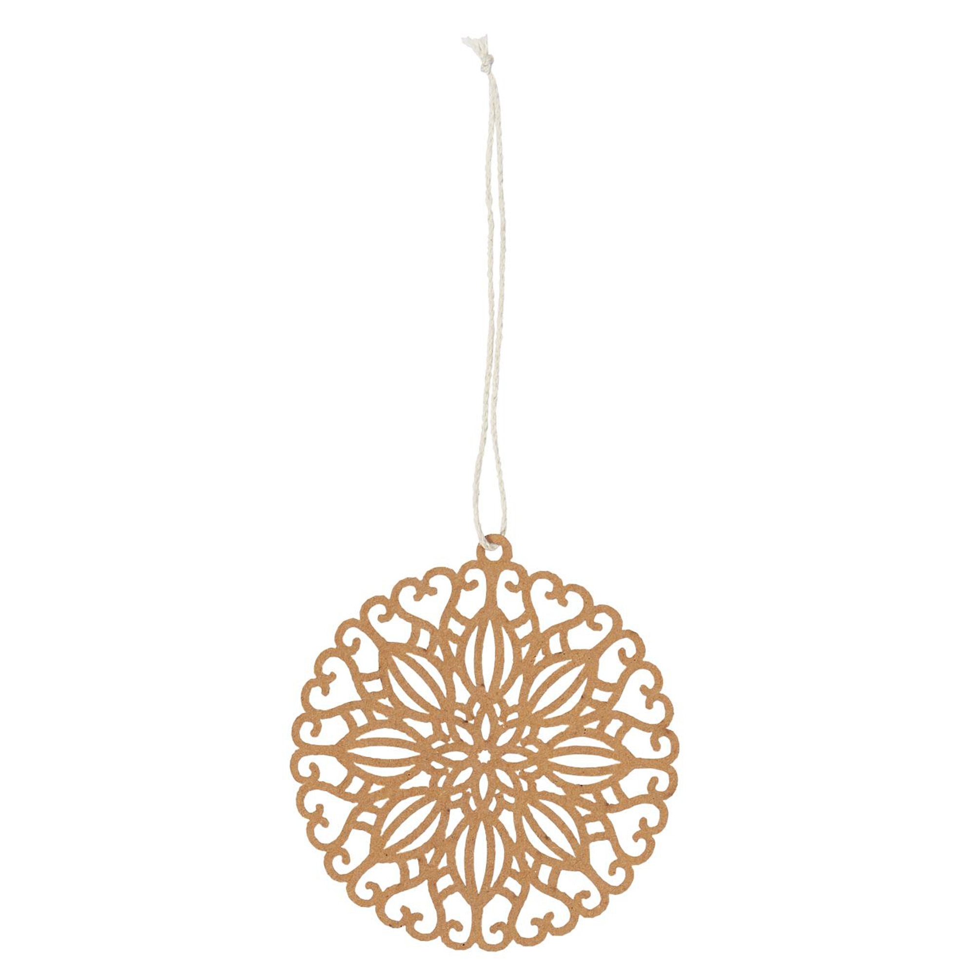 IB Laursen - Scherenschnitt "Blume in der Mitte", Ocker IB Laursen - Scherenschnitt "Blume in der Mitte", Ocker