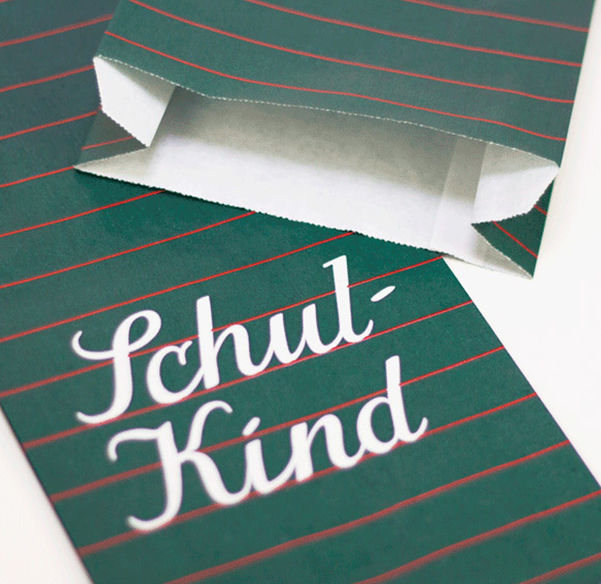 6 Papier Geschenketüten - Schulkind