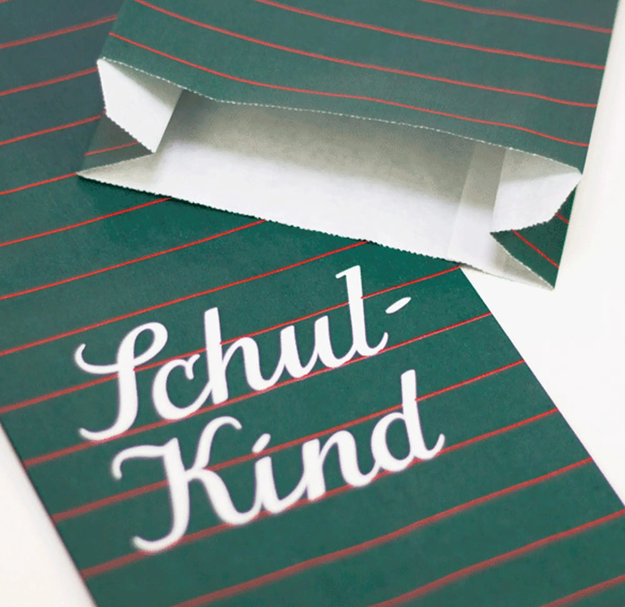 6 Papier Geschenketüten - Schulkind