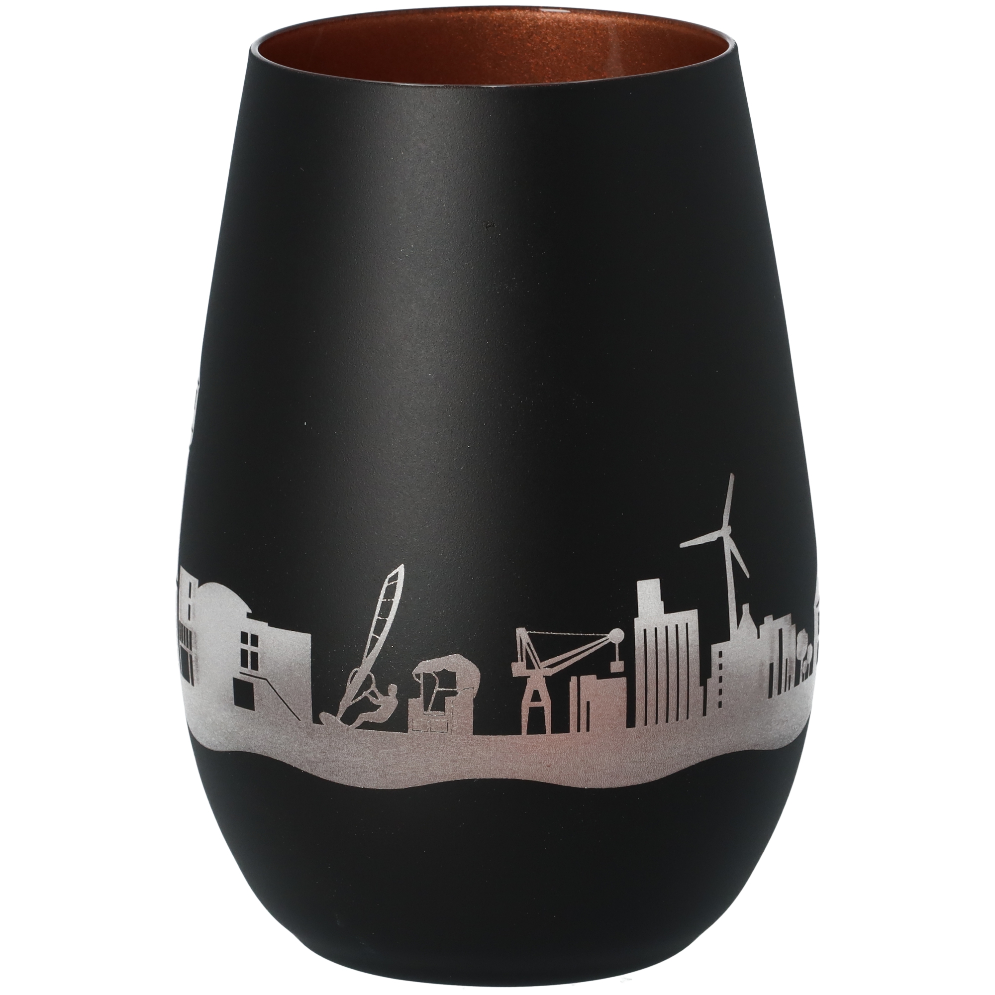 Windlicht Skyline Husum Schwarz/Bronze Windlicht Skyline Husum Schwarz/Bronze