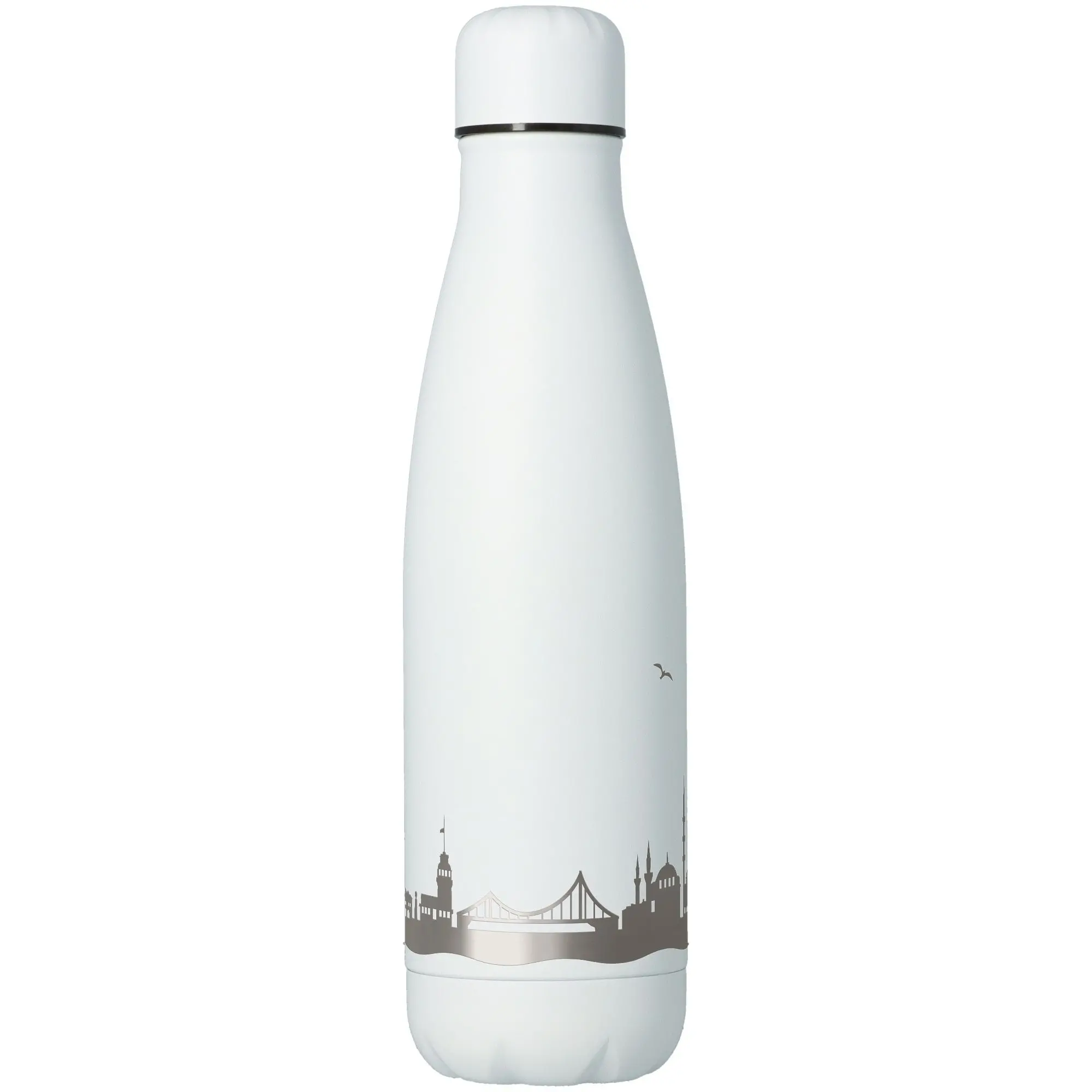 Trinkflasche Skyline Istanbul Weiß 500ml