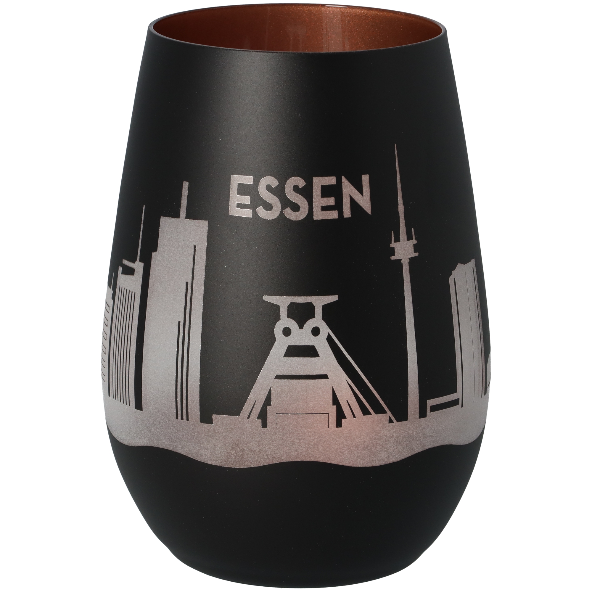 Windlicht Skyline Essen Schwarz/Bronze Windlicht Skyline Essen Schwarz/Bronze