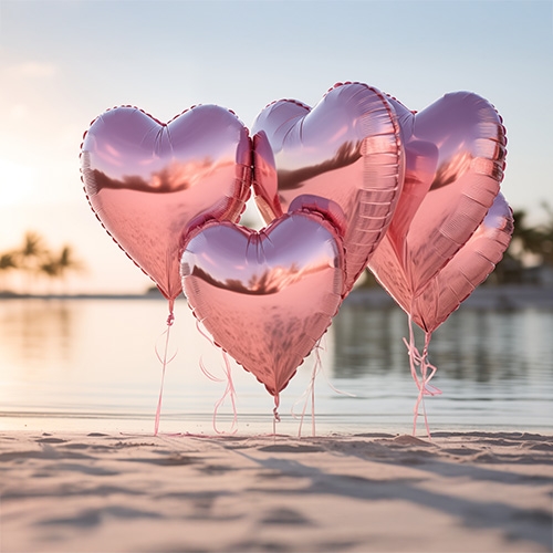 Folienballon Herz 45 cm Folienballon Herz 45 cm