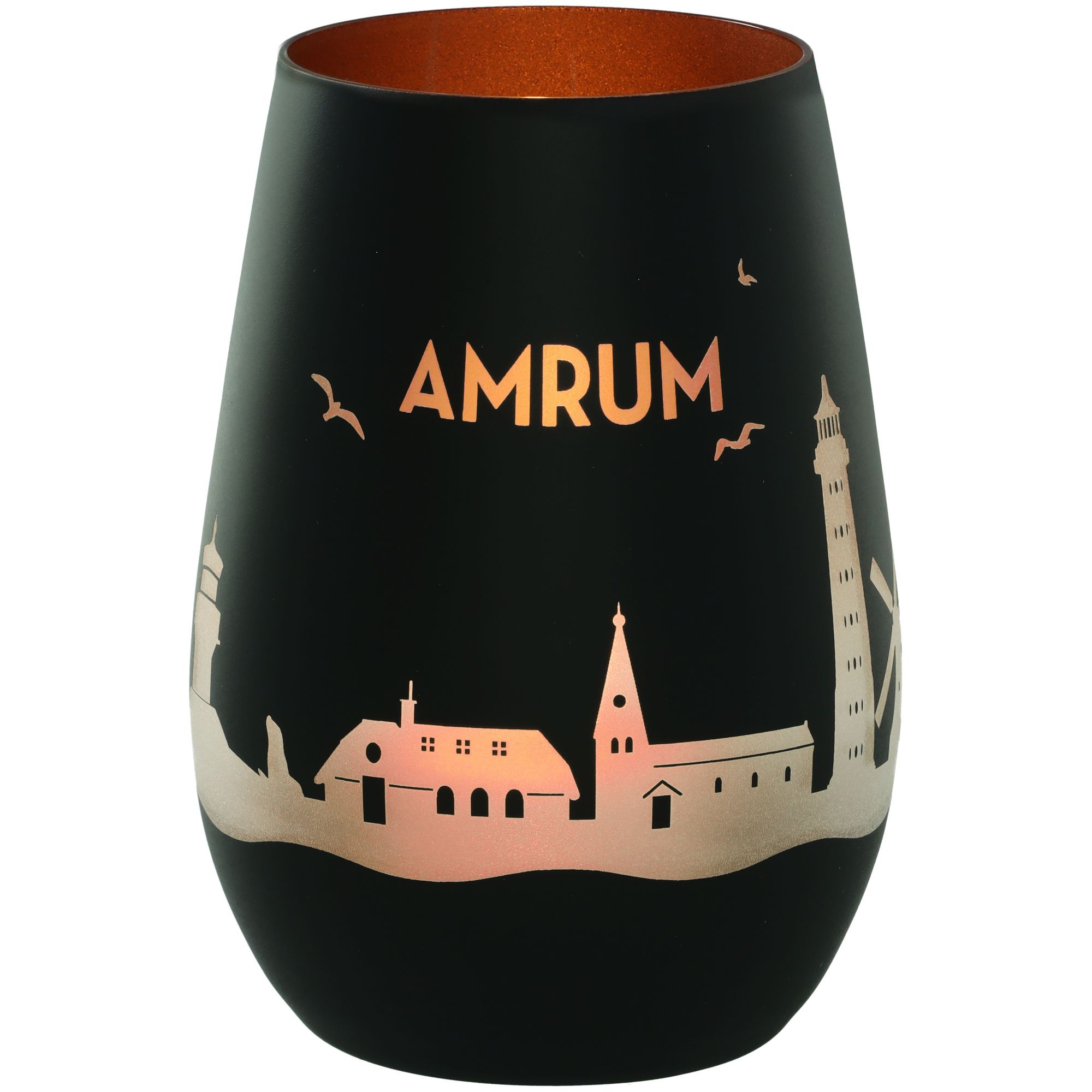 Windlicht Skyline Amrum Schwarz/Bronze Windlicht Skyline Amrum Schwarz/Bronze