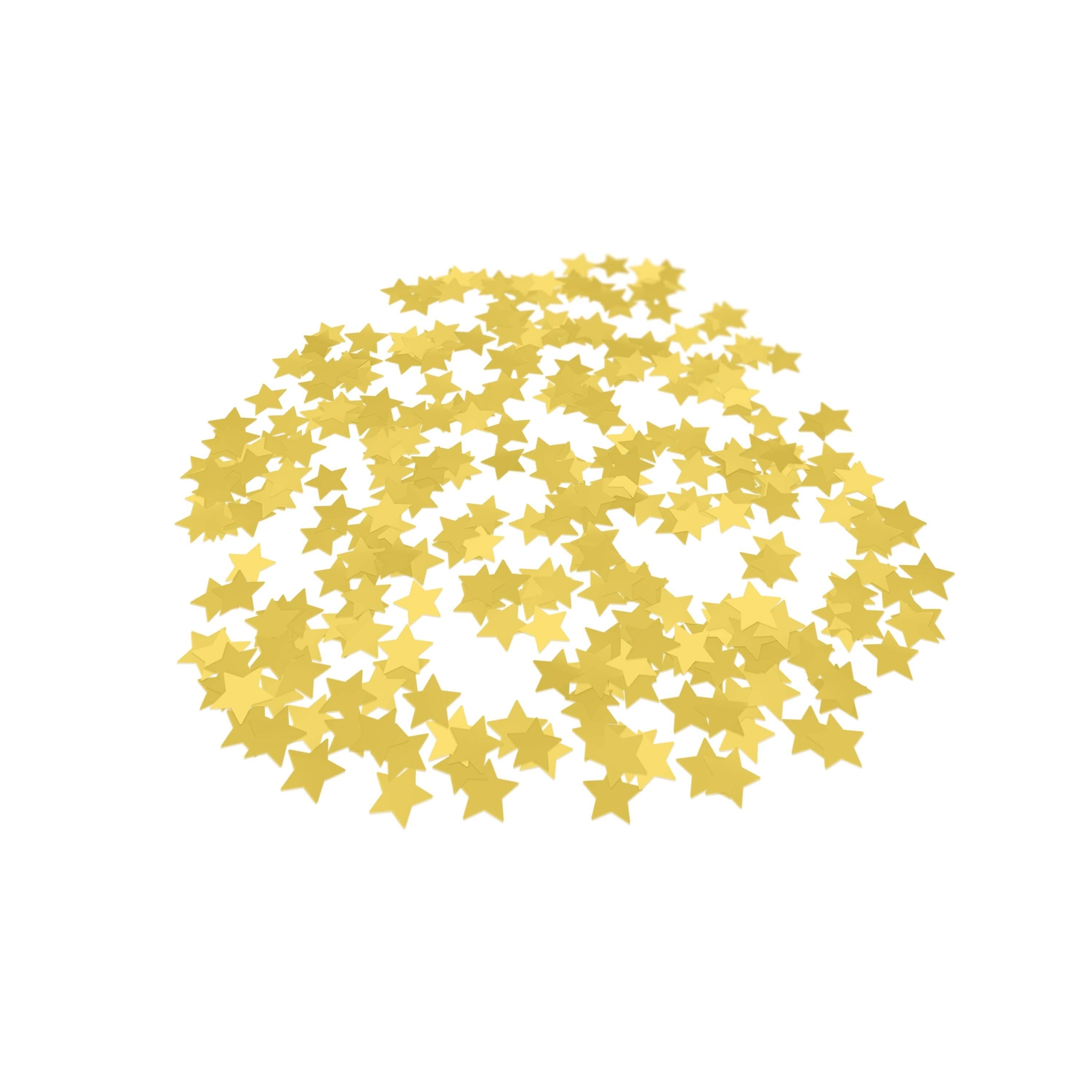 Folienkonfetti 1,7cm Stern 1kg Satin Gold Folienkonfetti 1,7cm Stern 1kg Satin Gold