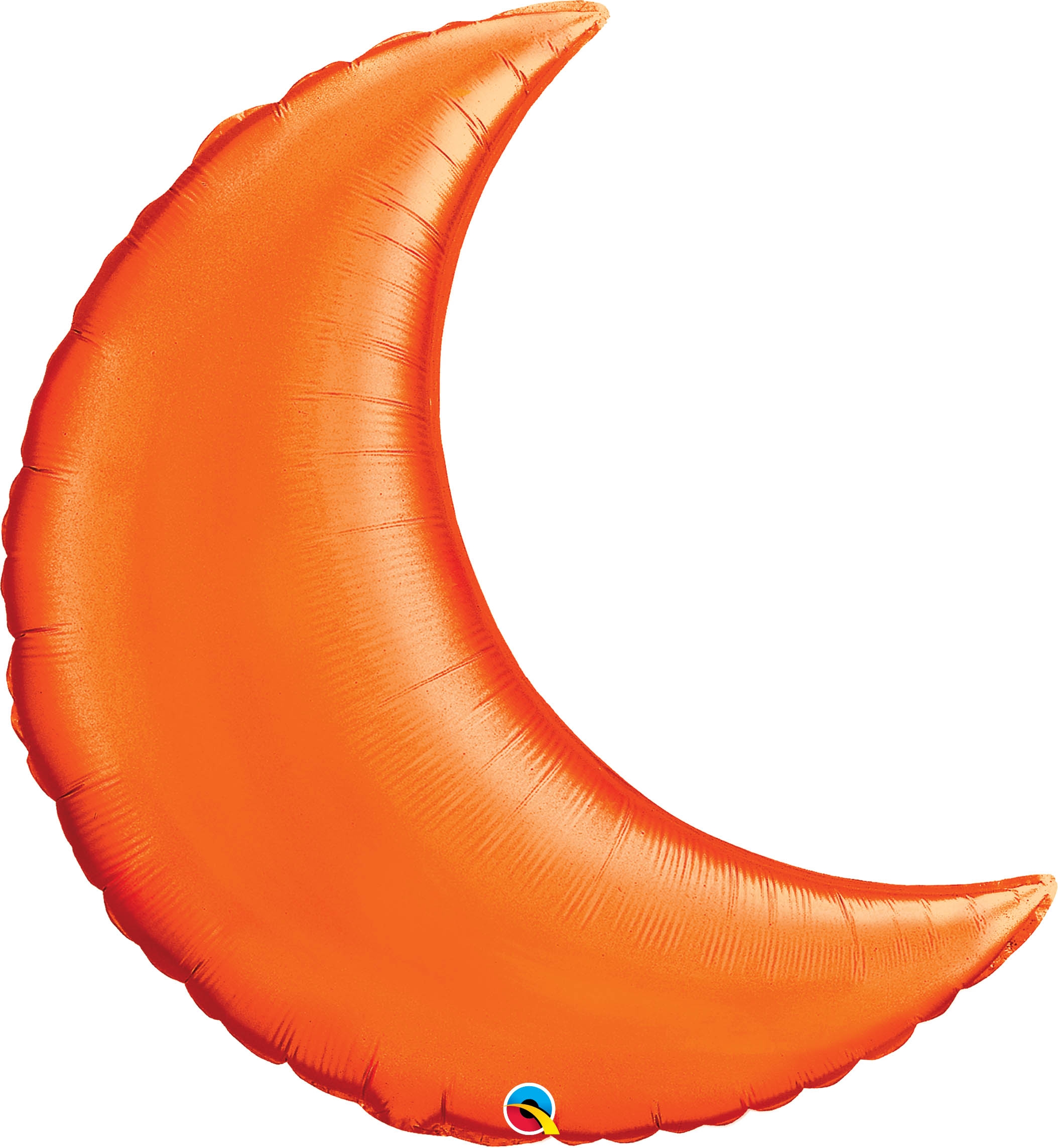 Folienballon Mond Orange 74x98 cm