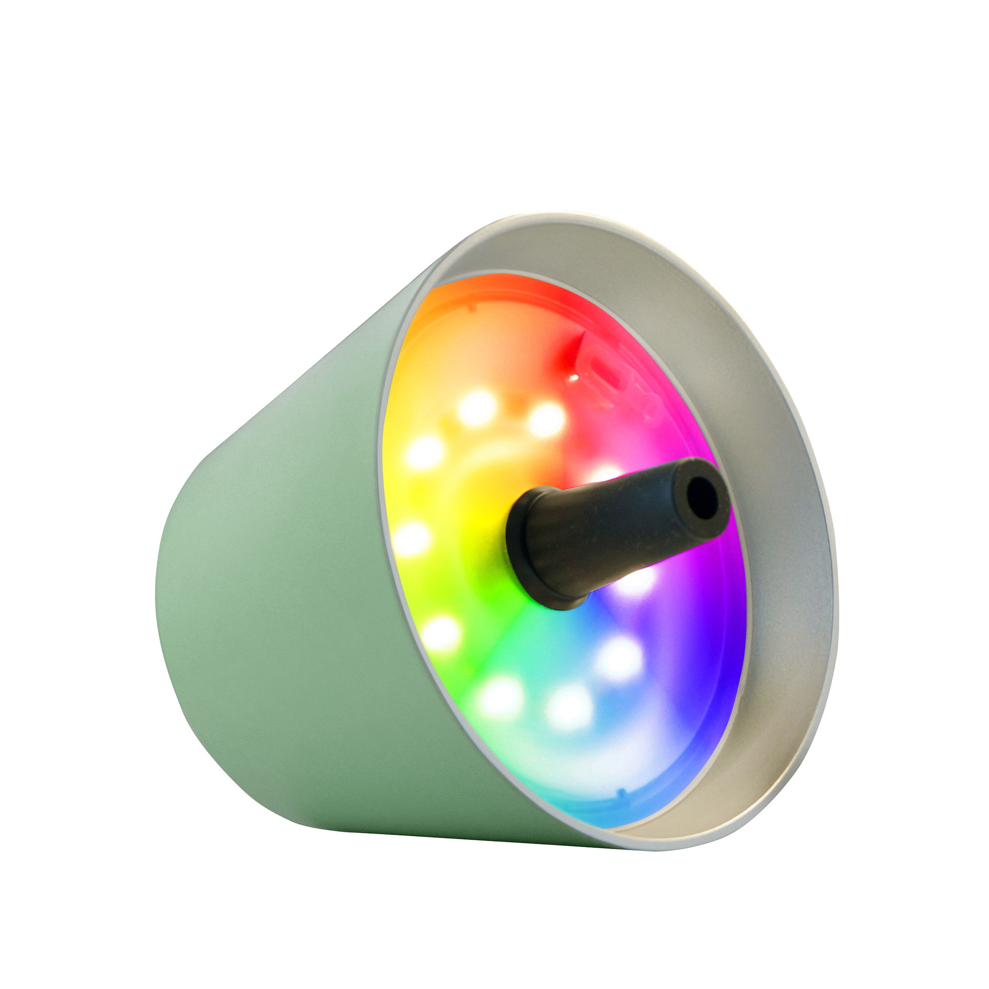 Sompex - TOP 2.0 LED Akku-Flaschenleuchte RGBW, Olivgrün