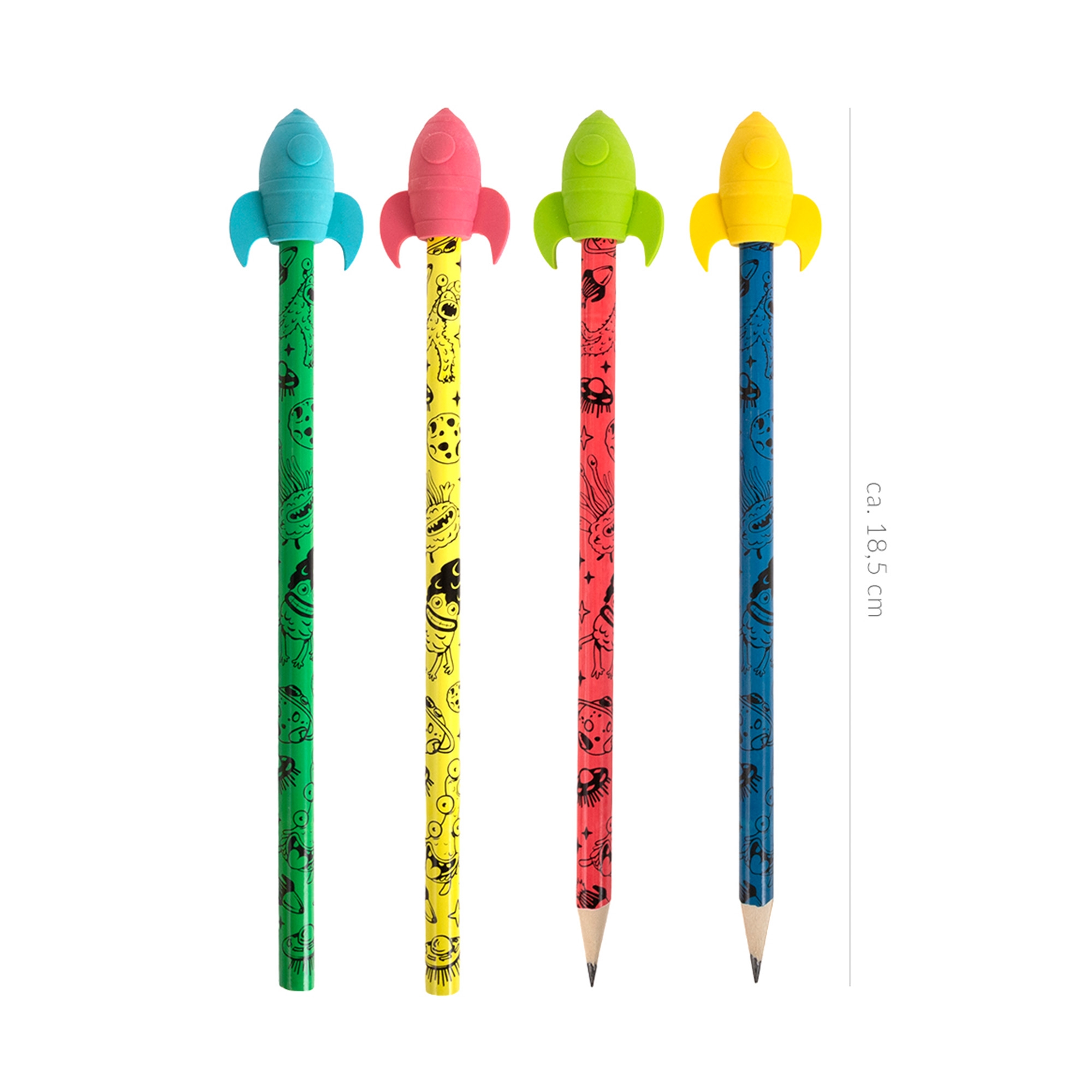 Bleistift & Radierer "Farbwechsel" Klinge, Dolch, Messer, Waffe