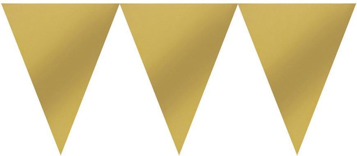 Wimpelkette Gold - 4,5m