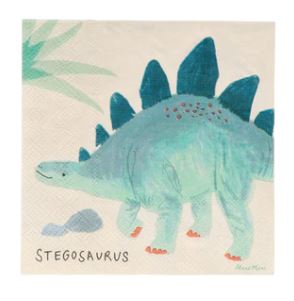 Meri Meri - 16 Cocktailservietten "Königreich der Dinosaurier" Meri Meri - 16 Cocktailservietten "Königreich der Dinosaurier"