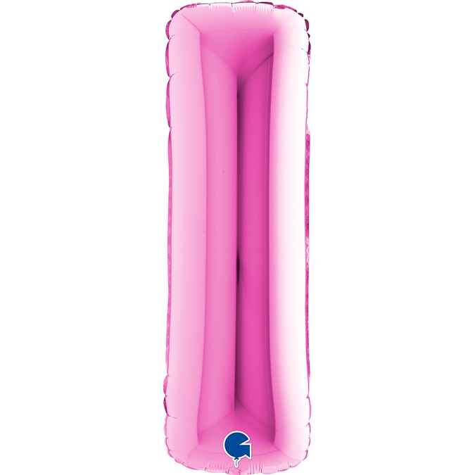 Folienballon Buchstabe I Pink 100cm