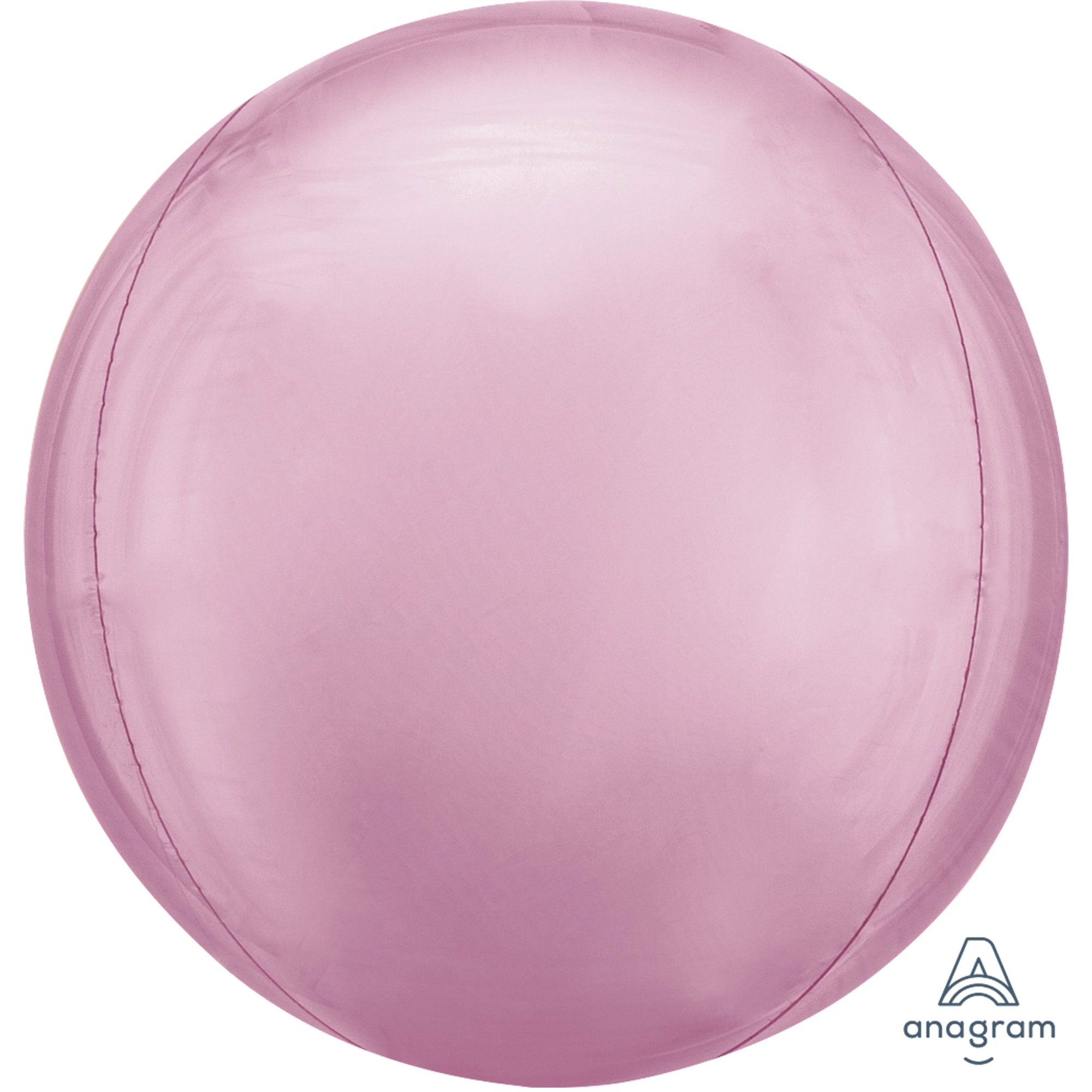 Folienballon Orbz "Pastel Pink" 40cm Teller, Ballon