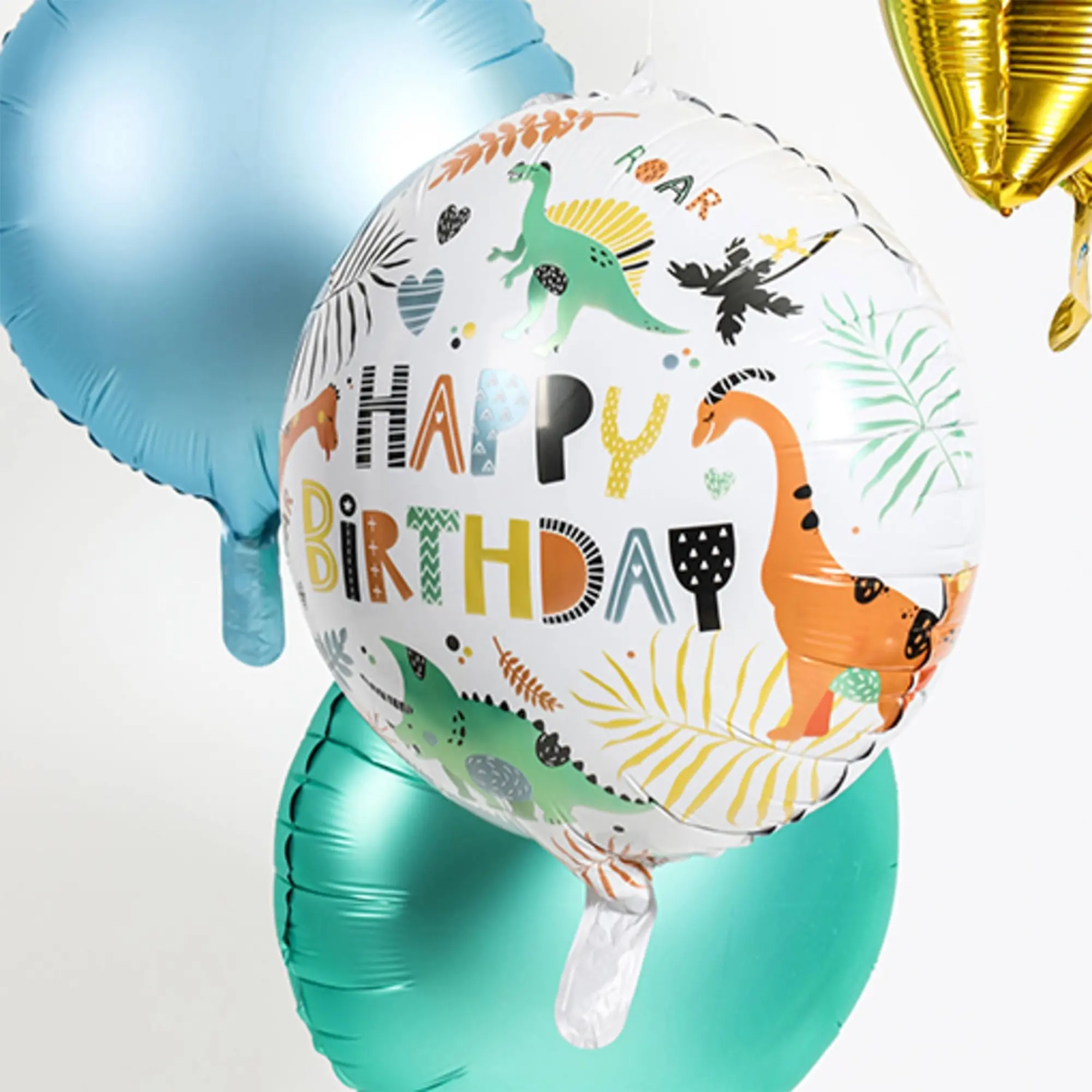 Folienballon "Birthday Dino Roars" 45 cm