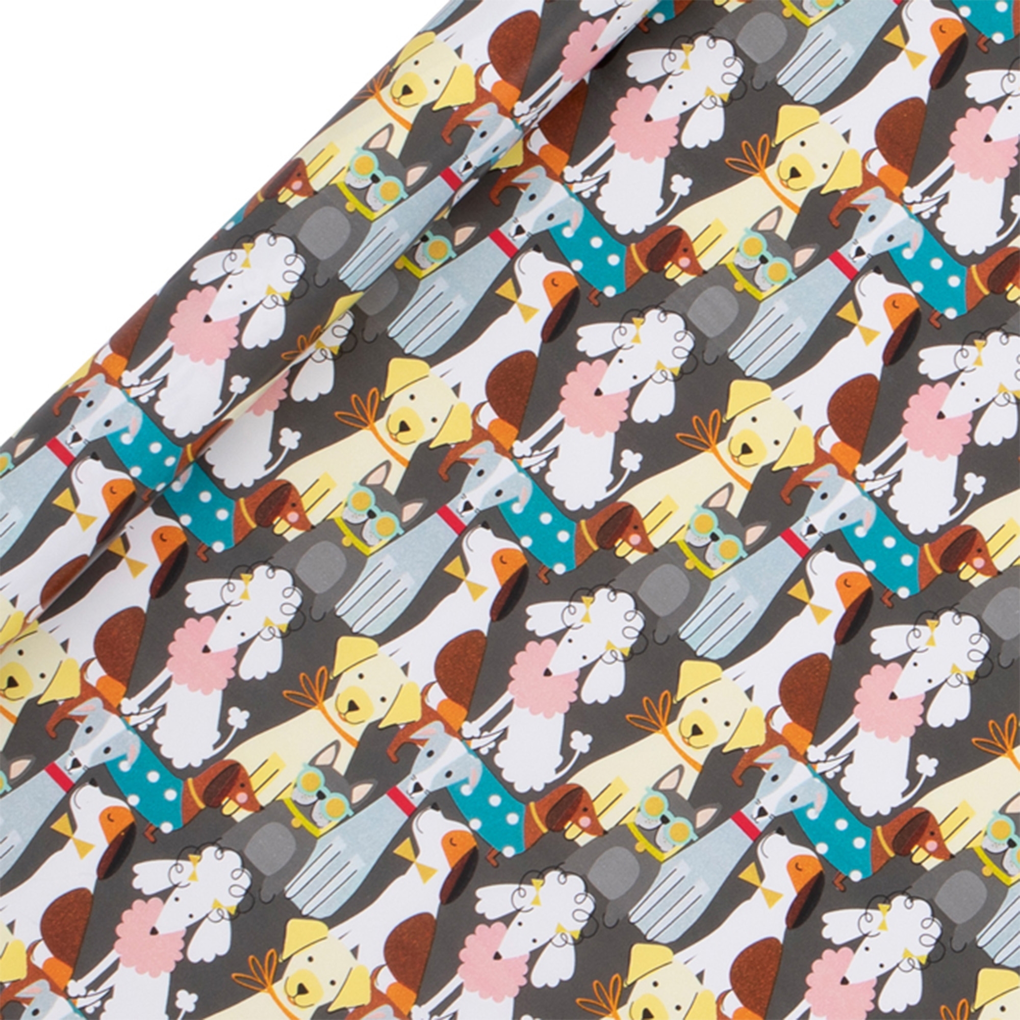 Geschenkpapier auf Rolle "Hunde" 4m Geschenkpapier auf Rolle "Hunde" 4m