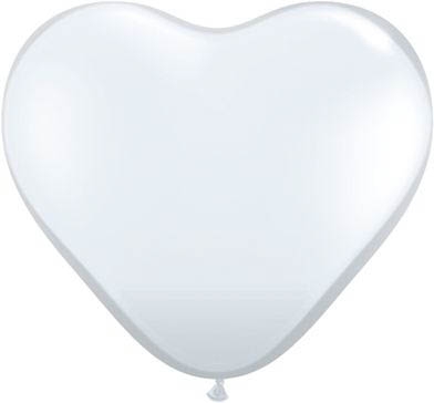 Latexballon Herz Transparent Crystal Ø 45cm Latexballon Herz Transparent Crystal Ø 45cm